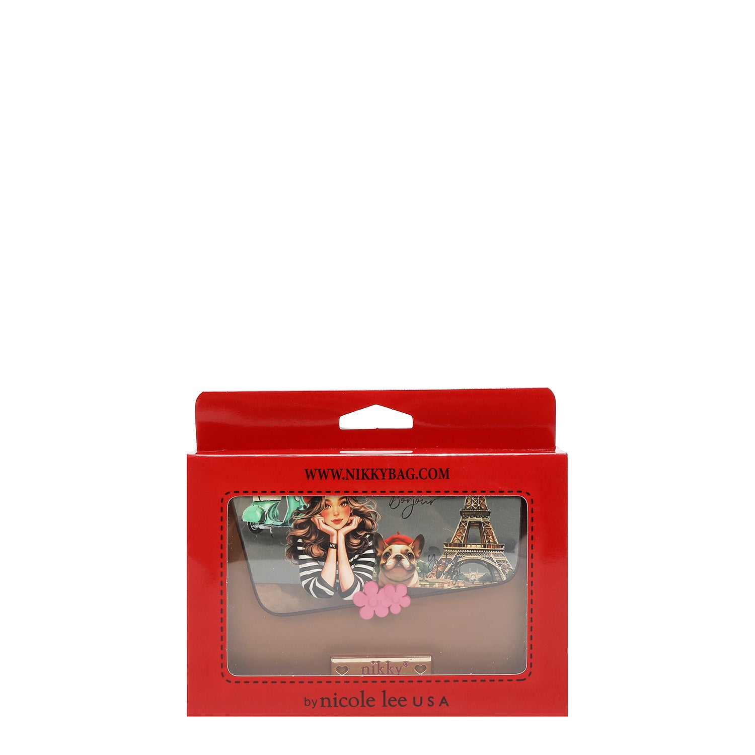 SMALL FOLDABLE WALLET <tc>NIKKY</tc> (<tc>EIFFEL DREAMS</tc>)