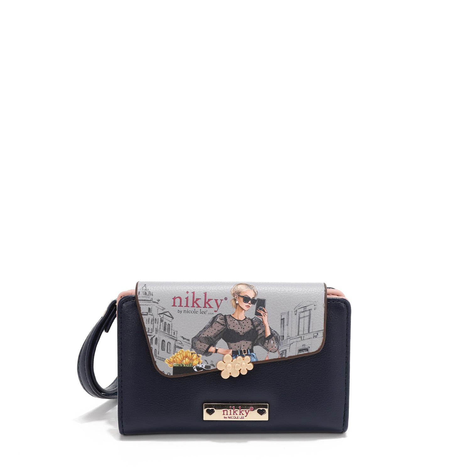 PORTAFOGLIO PIEGHEVOLE PICCOLO <tc>NIKKY</tc> (<tc>URBAN COFFEE DREAM</tc>)