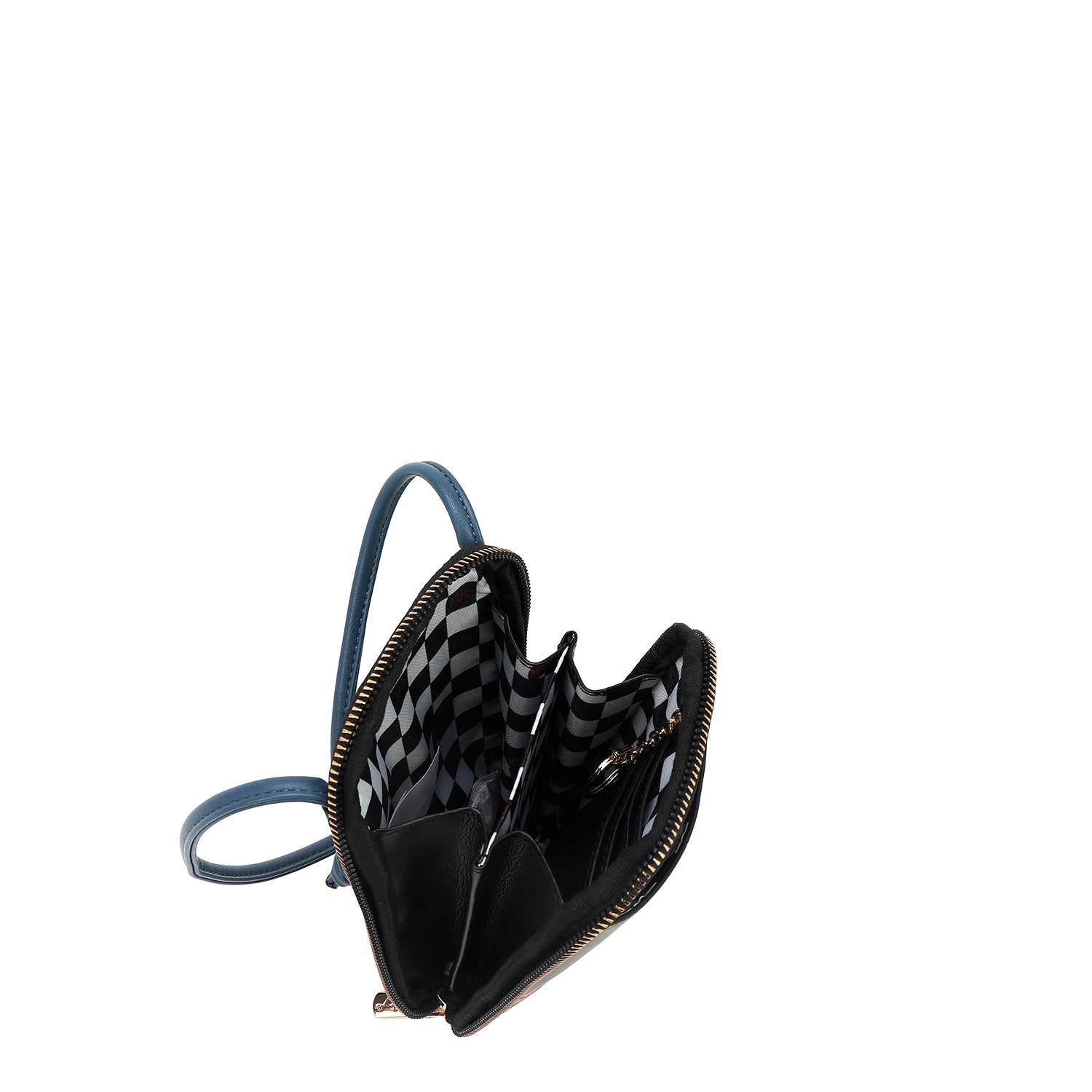 BOLSO CRUZADO CON CREMALLERA PARA TELÉFONO/CARTERA (EIFFEL DREAMS)