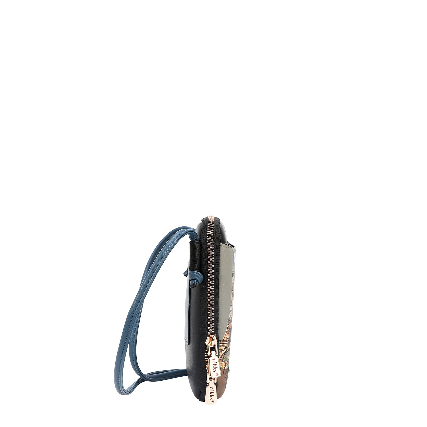 BOLSO CRUZADO CON CREMALLERA PARA TELÉFONO/CARTERA (EIFFEL DREAMS)