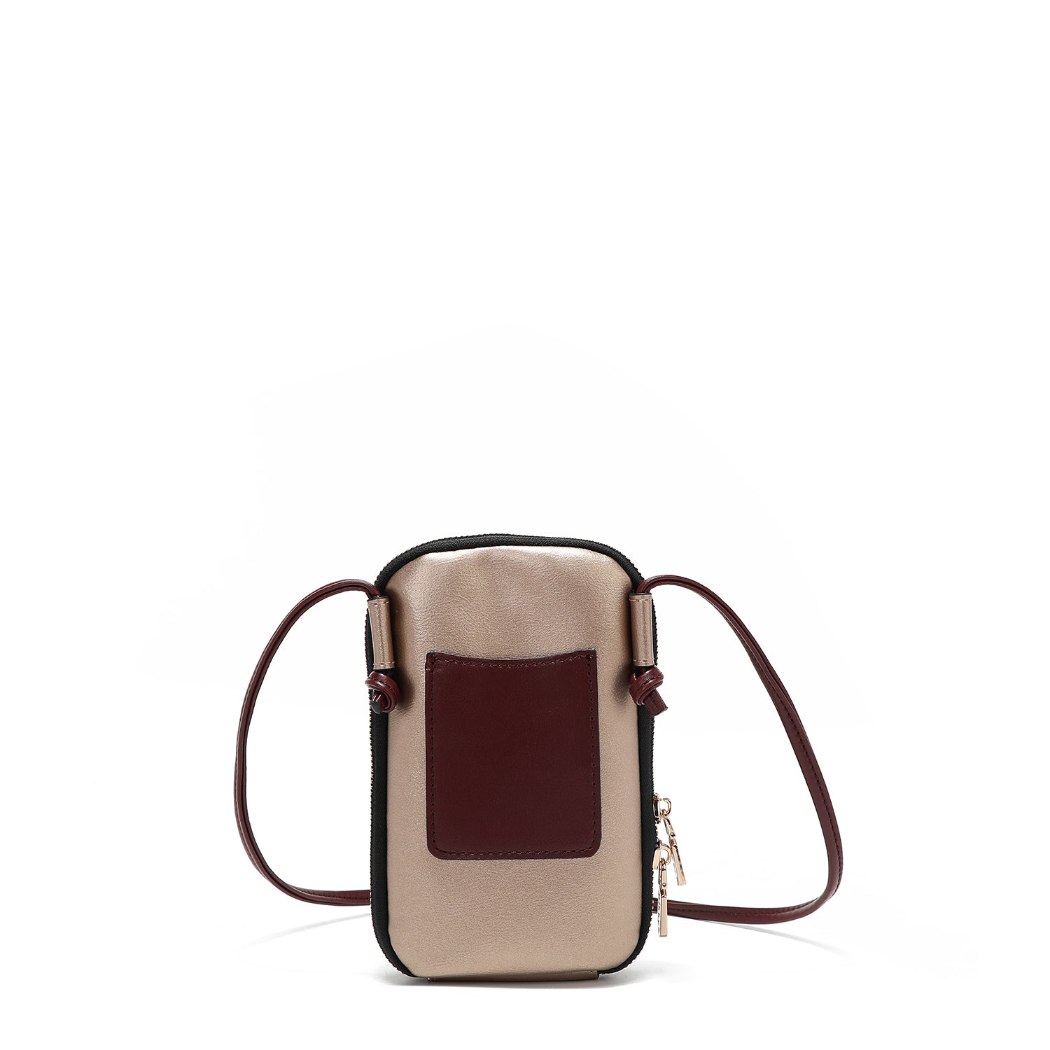 BOLSO CRUZADO CON CREMALLERA PARA TELÉFONO/CARTERA (I LIVE TO TRAVEL)