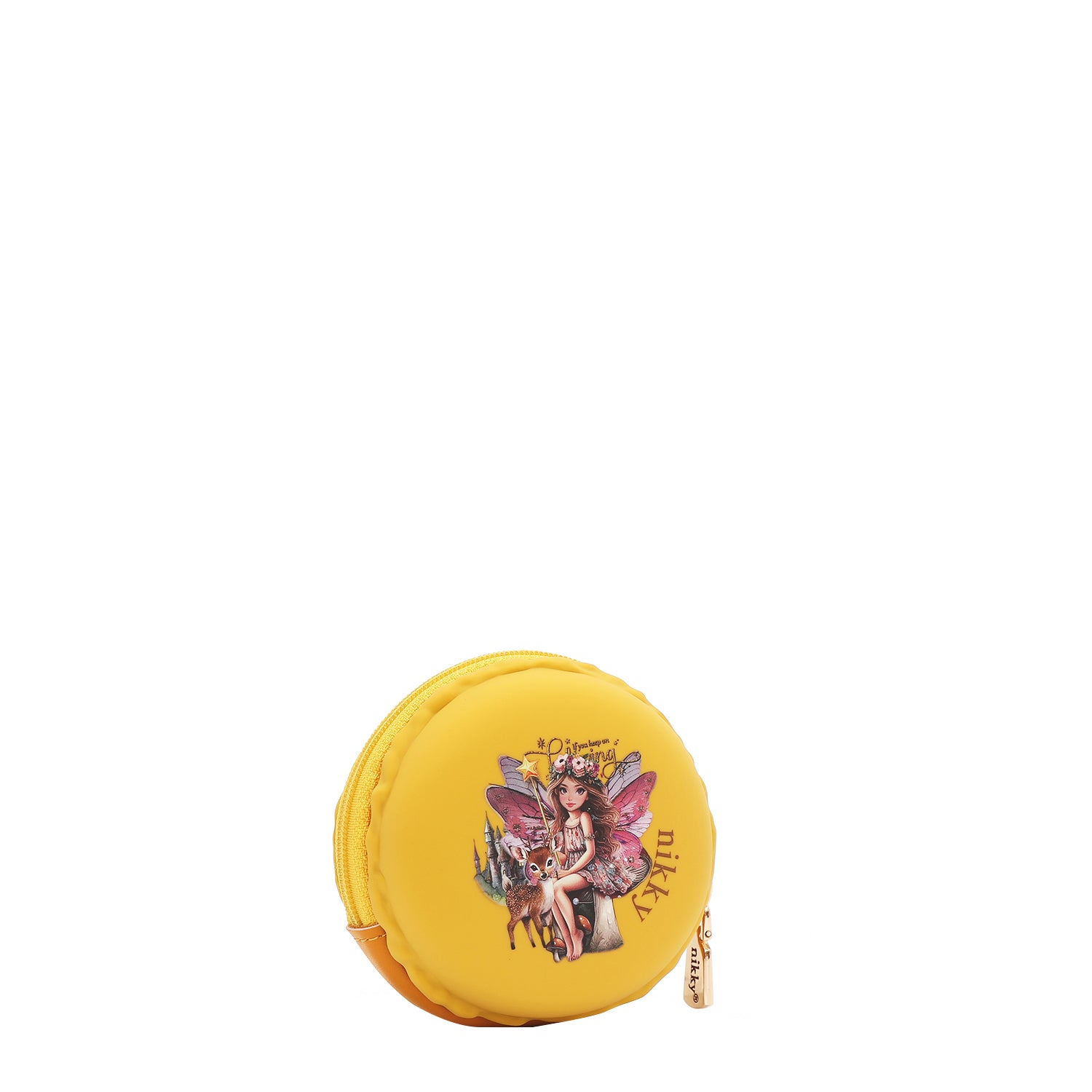 ESTUCHE REDONDO DE SILICONA (FAIRY TALE MOSTAZA)