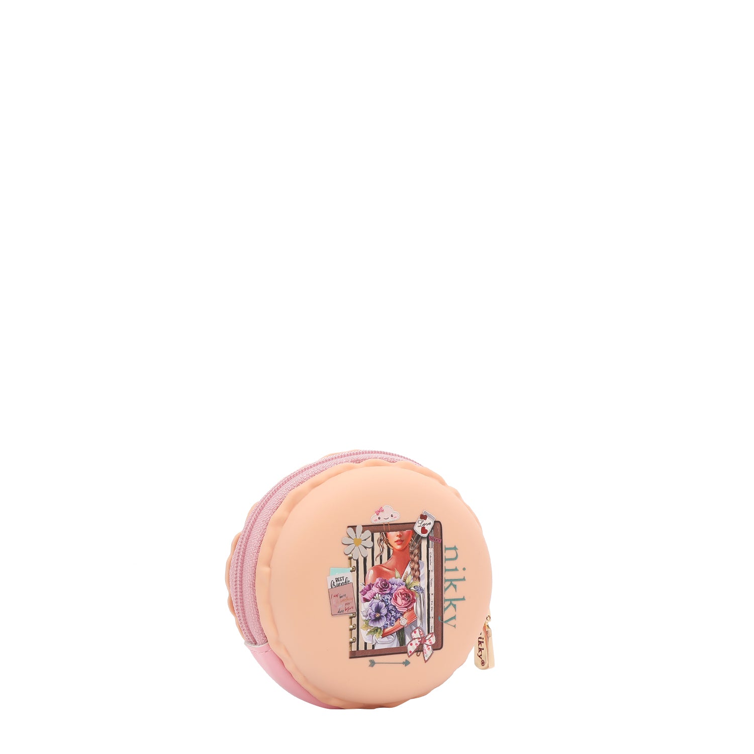 ESTUCHE REDONDO DE SILICONA (NOSTALGIA SALMON)