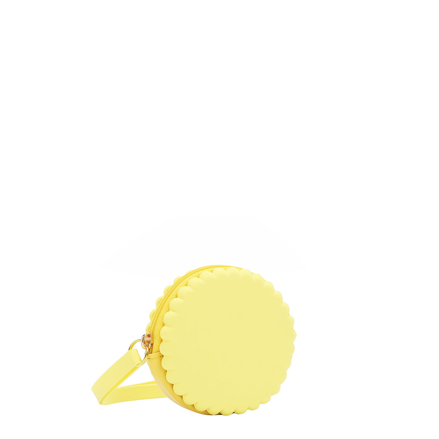 ESTUCHE REDONDO DE SILICONA CON PULSERA (ESSENCE OF YOU AMARILLO)