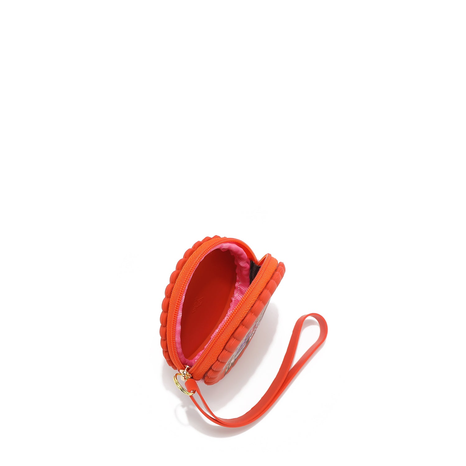 CASSA ROTONDA IN SILICONE CON BRACCIALE (<tc>FAIRY TALE</tc> ROSA)