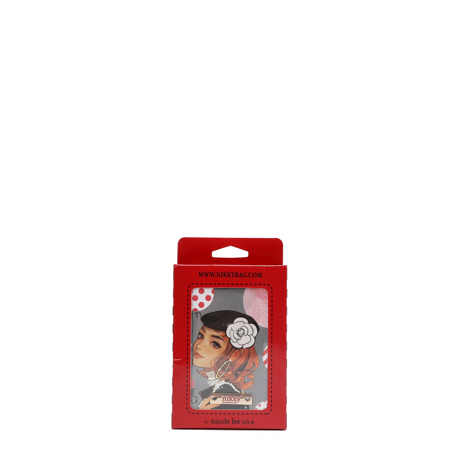 PORTA CARTE CON CERNIERA A FISARMONICA (<tc>CIEGA POR TI</tc>)