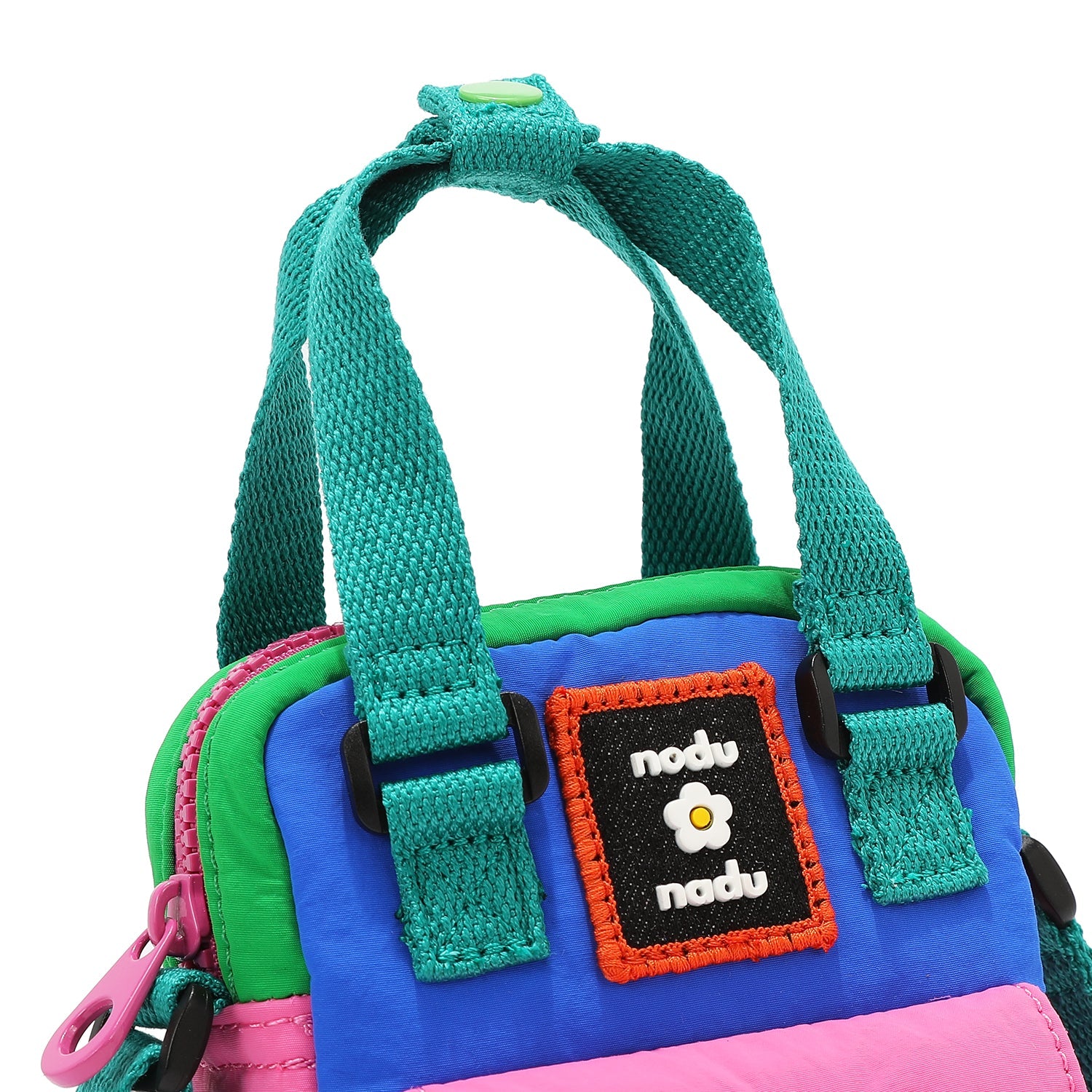 BORSA A TRACOLLA IN NYLON MULTICOLORE