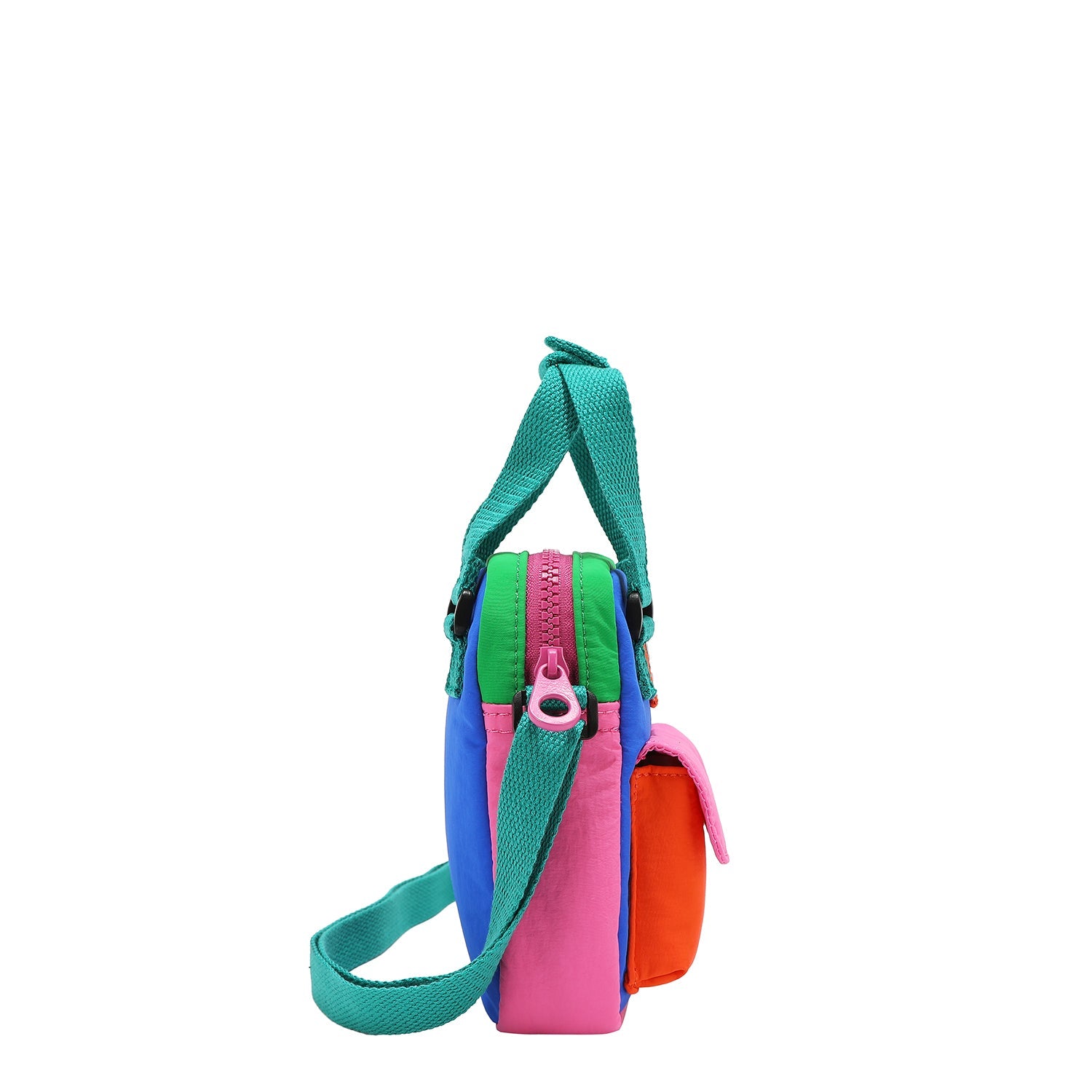 BORSA A TRACOLLA IN NYLON MULTICOLORE