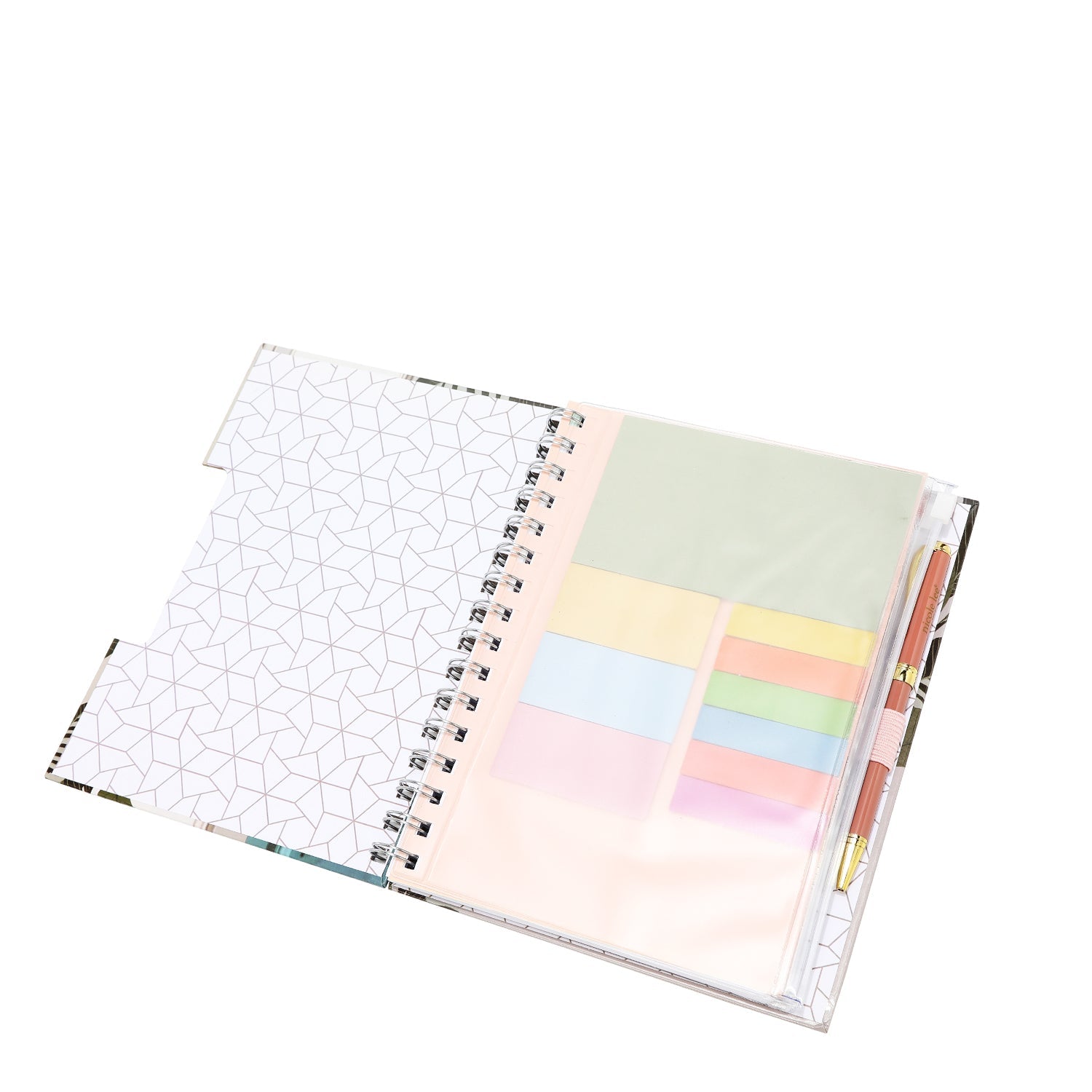 AGENDA ESPIRAL CON BOLSILLO CON CREMALLERA Y NOTAS ADHESIVAS (VIRTUAL FRIEND)