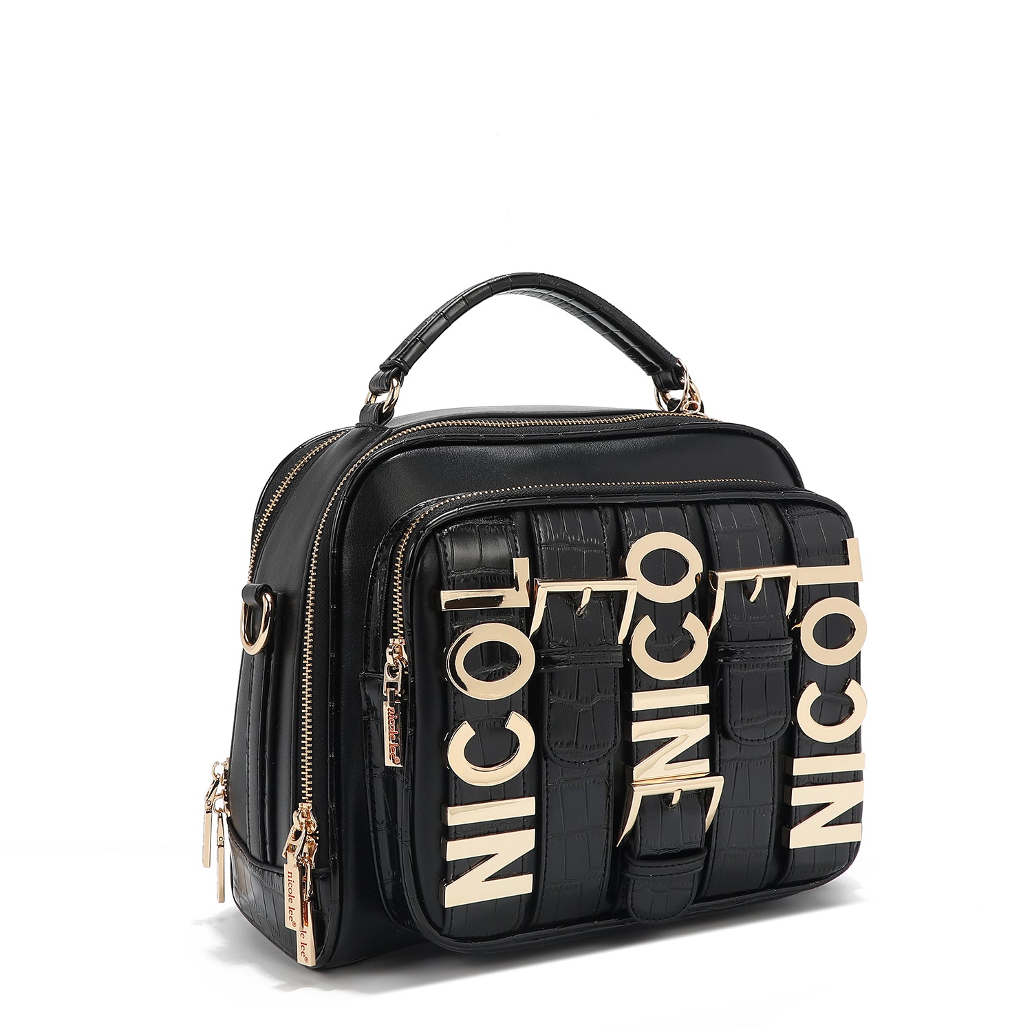 Calista handbag with upper handle (black)