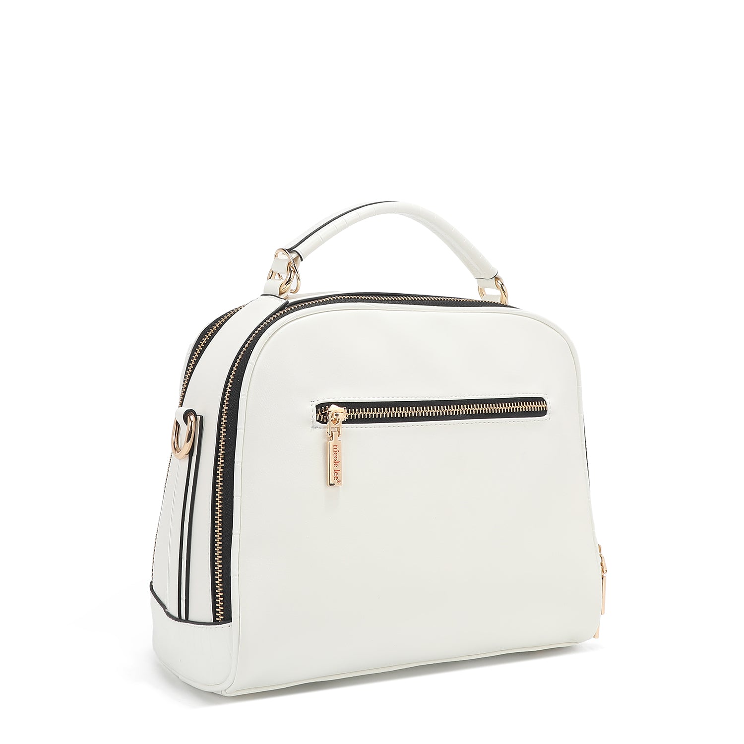 Calista handbag with upper handle (white)