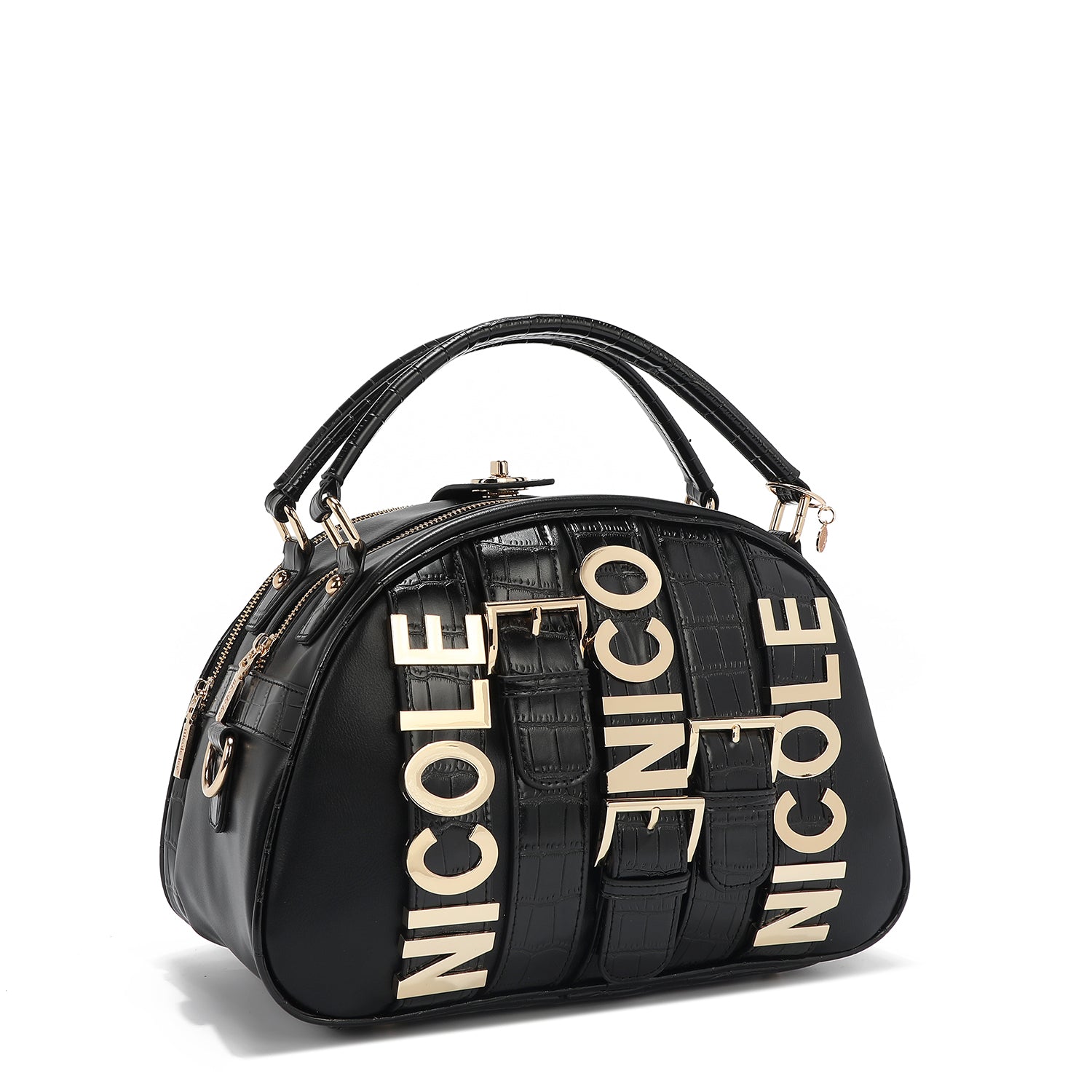 Calista Satchel Domo (Black)
