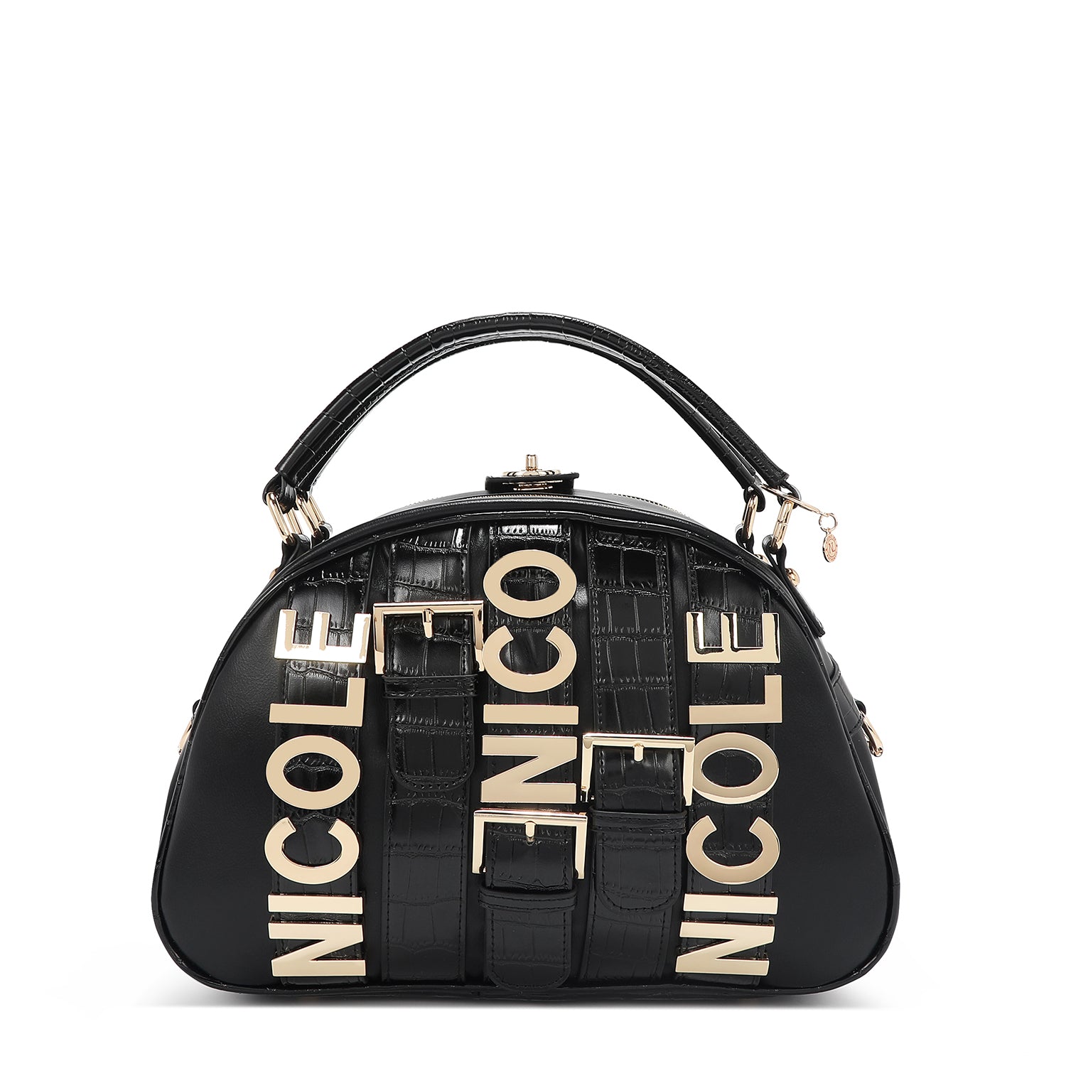 Calista Satchel Domo (Black)