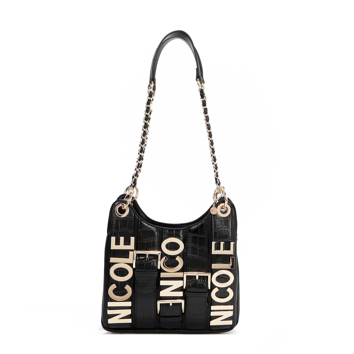 CALISTA BOLSO DE HOMBRO CON CADENA (NEGRO)
