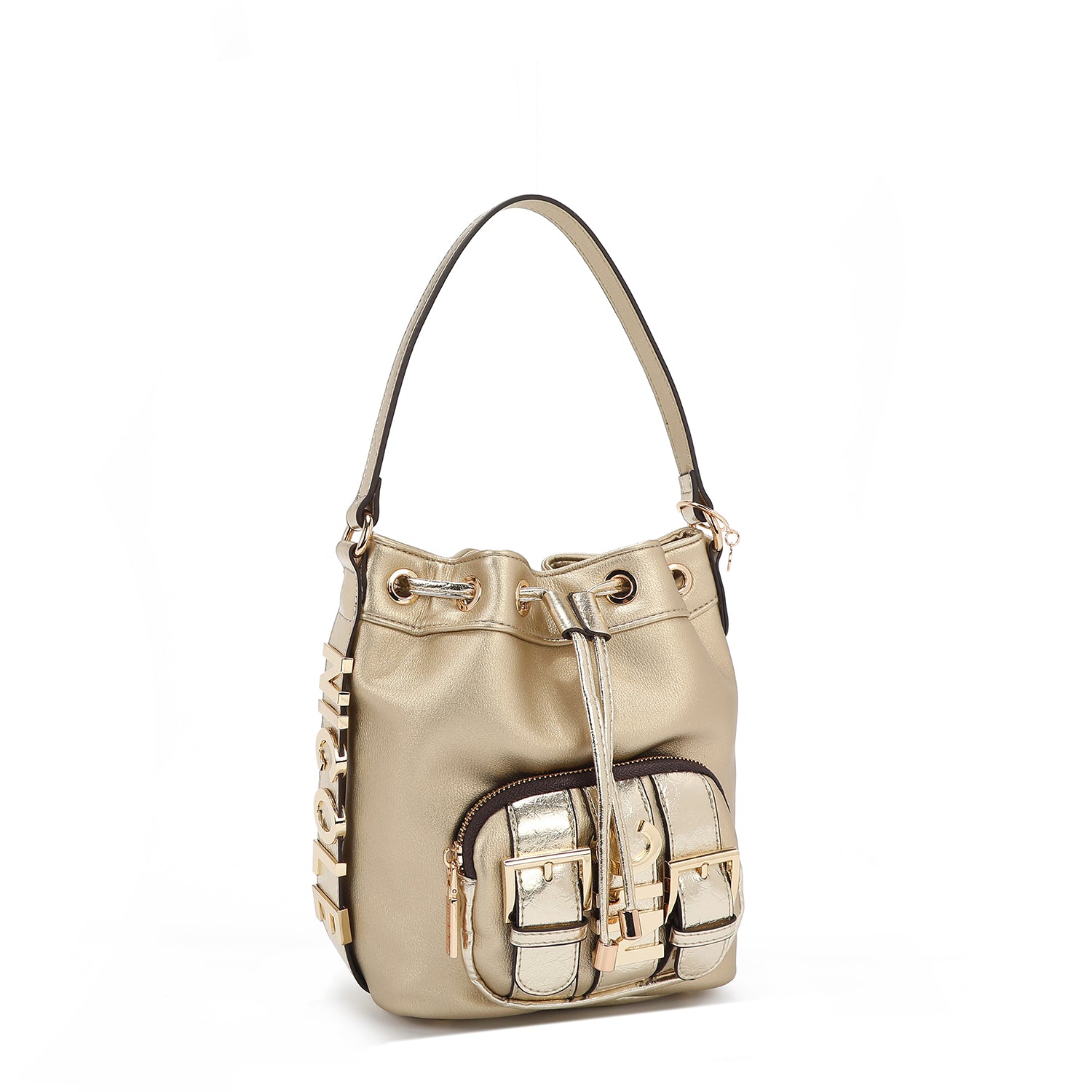 Calista shovel bag (gold)