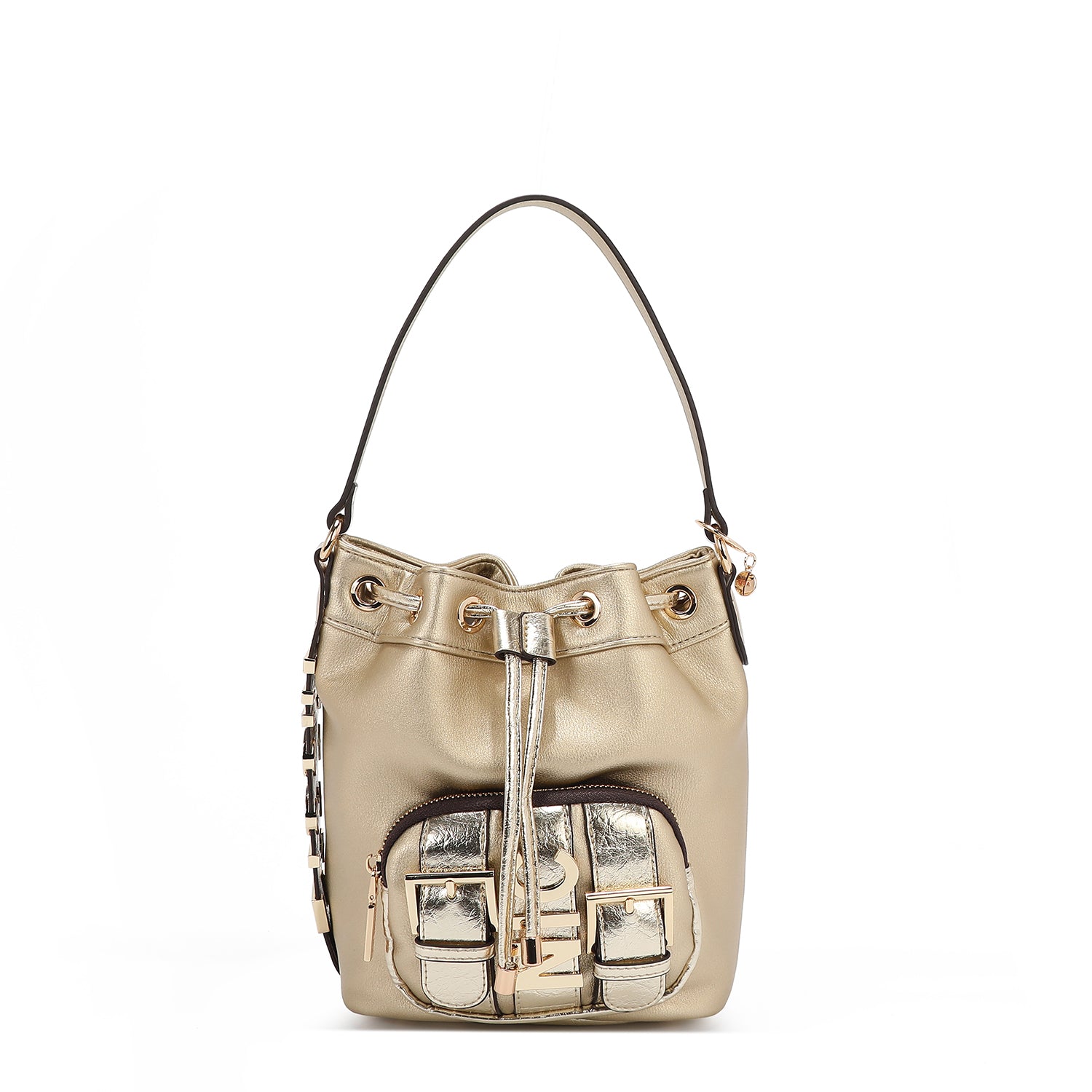 Calista shovel bag (gold)