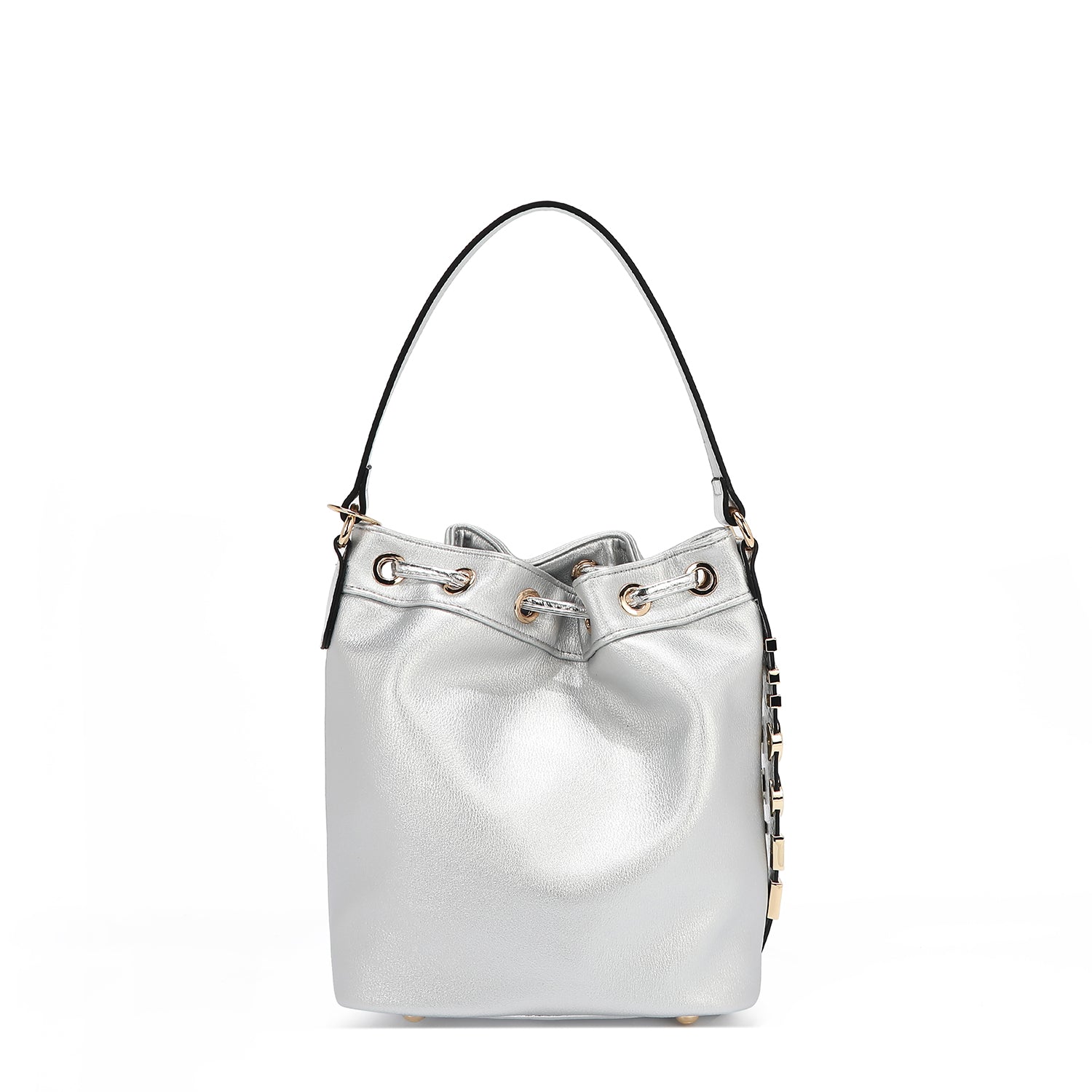 Calista shovel bag (silver)