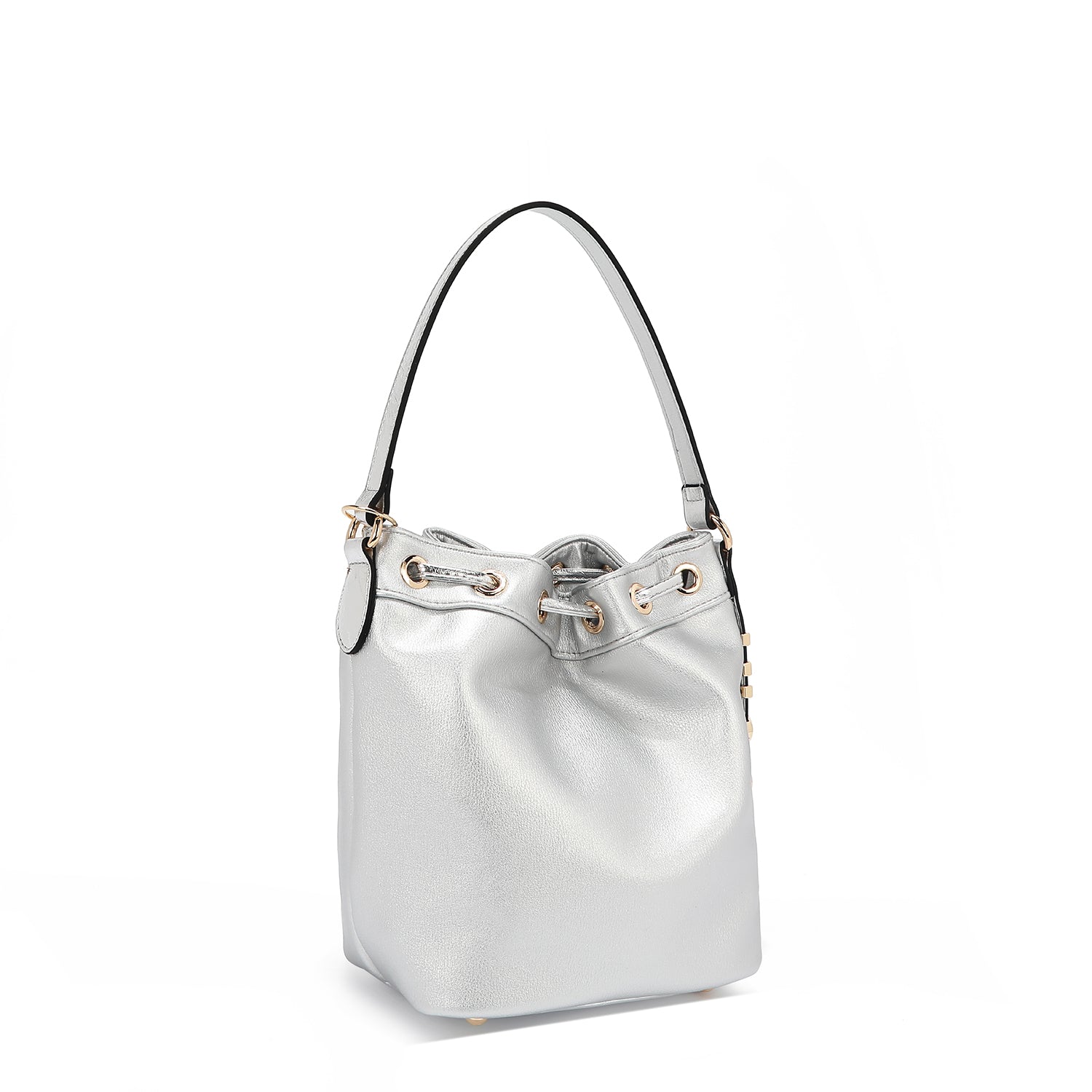 Calista shovel bag (silver)