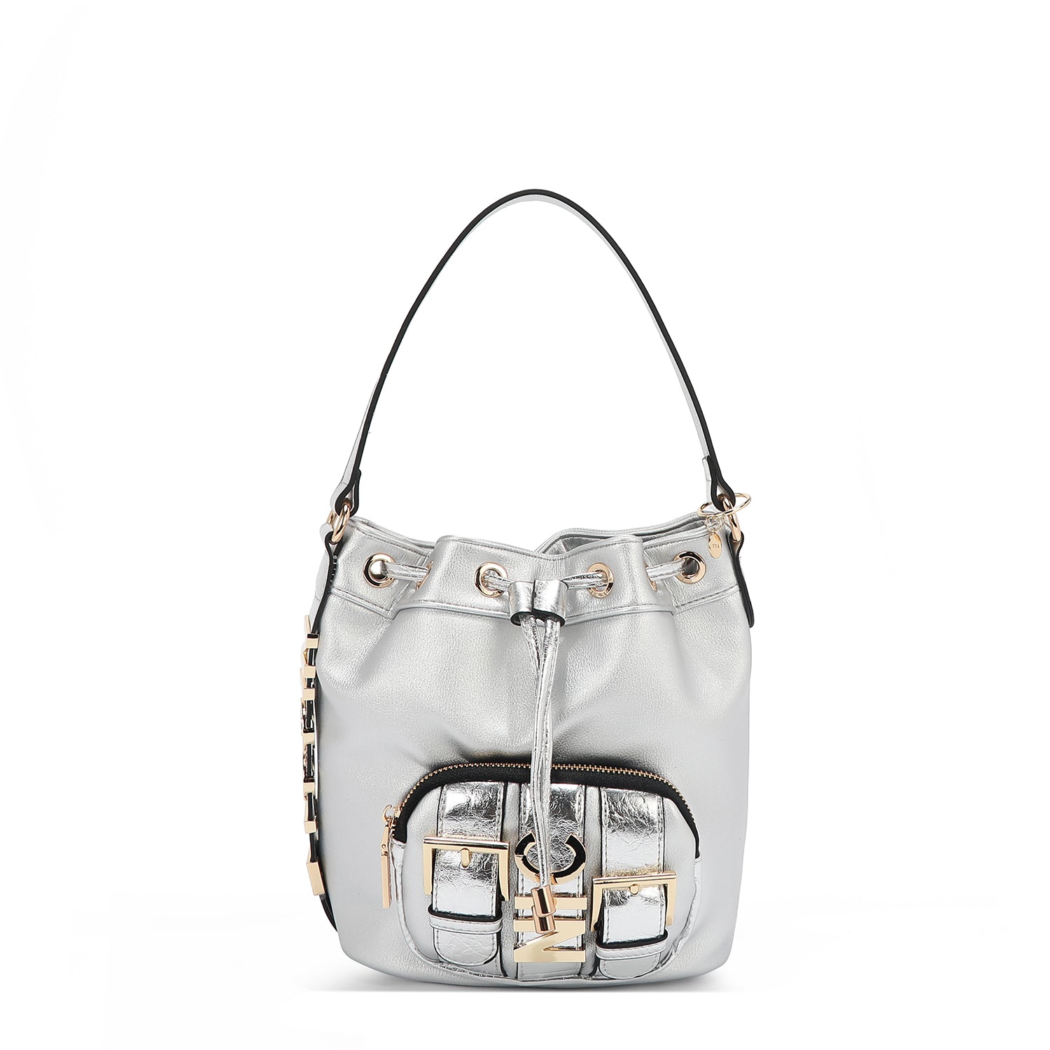Calista shovel bag (silver)