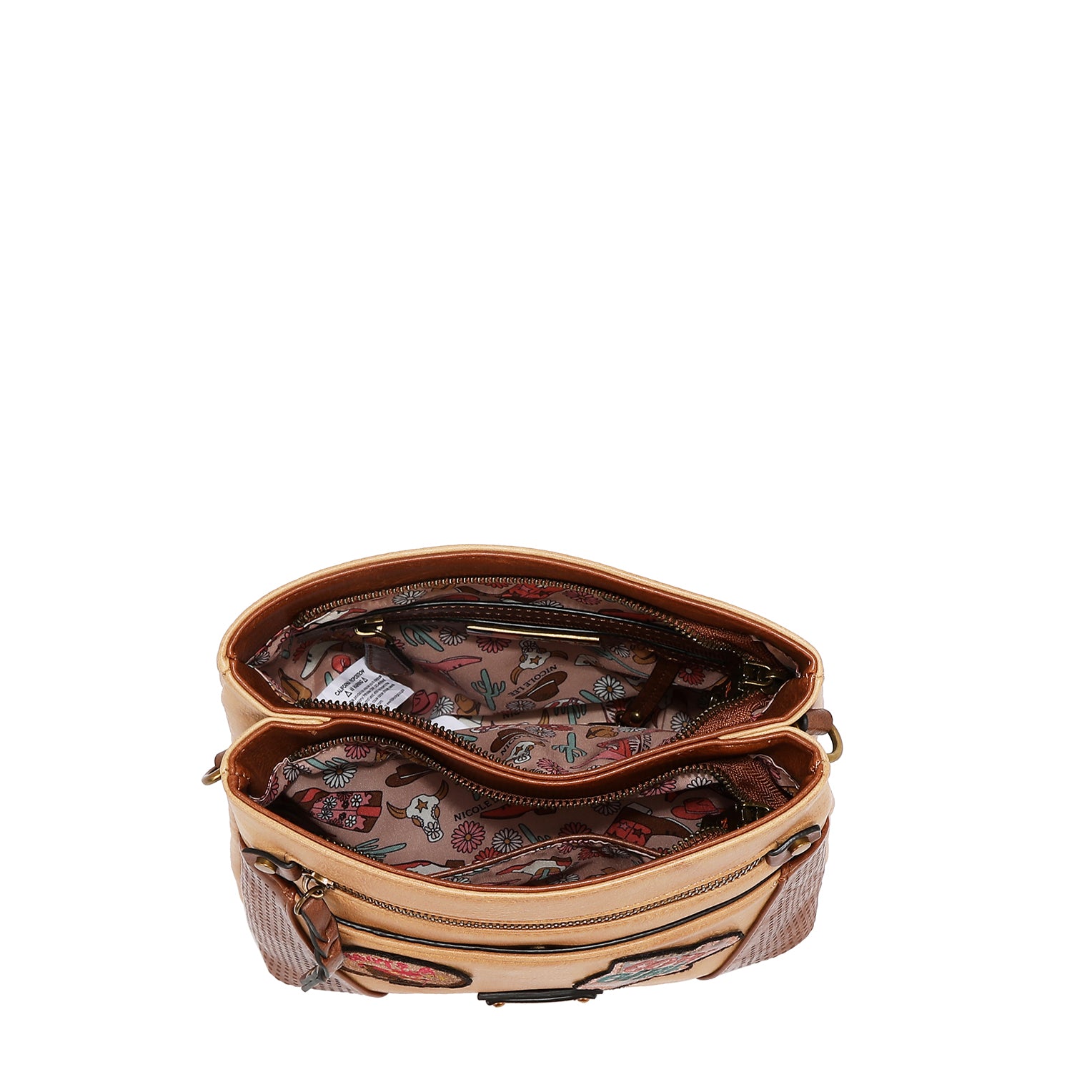 BANDOELRA VINTAGE CON PARCHE (TAUPE)