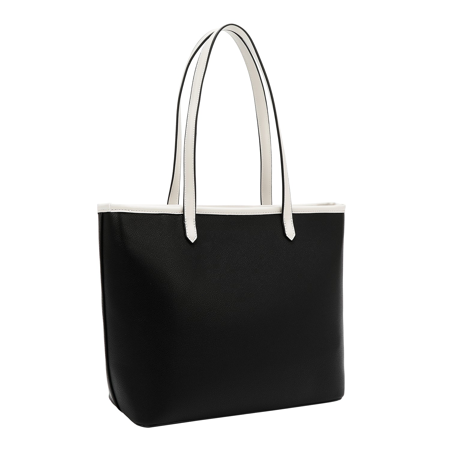 Käuferbeutel mit Taschen- und Farbblöcken (schwarz)