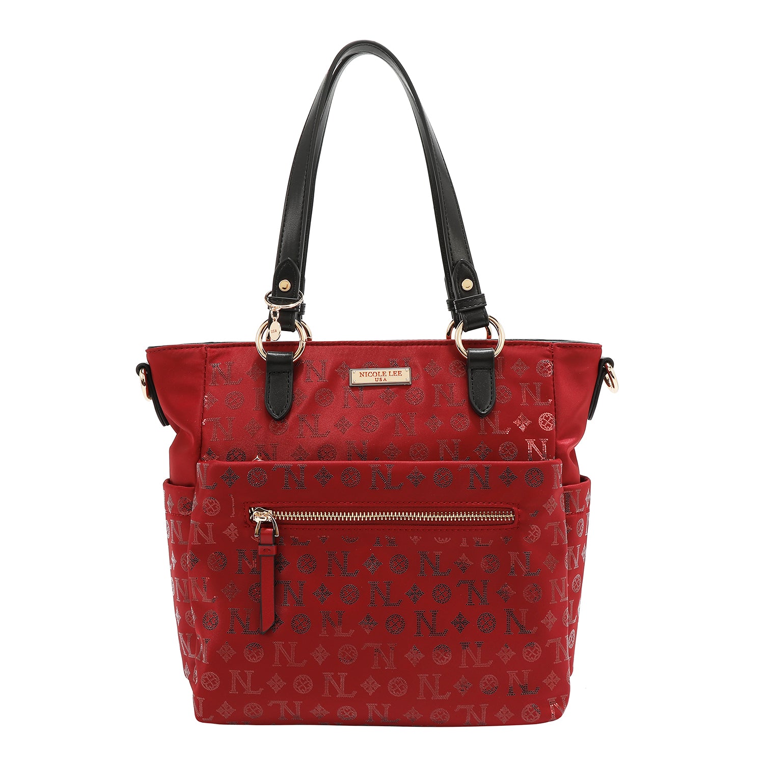 HANDTASCHE MIT MONOGRAMM (ROT)