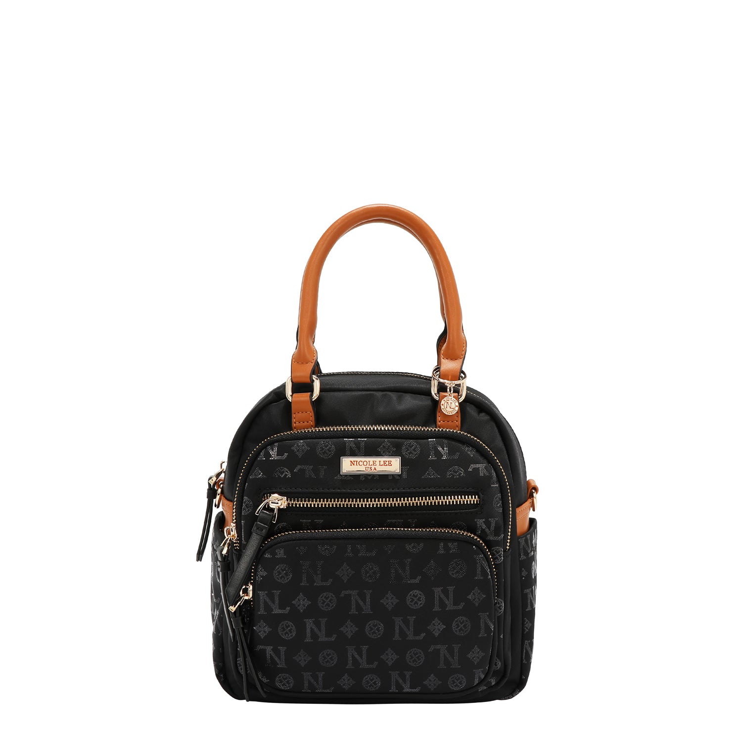 BORSA MULTIUSO CON LOGO MONOGRAMMA (NERO)