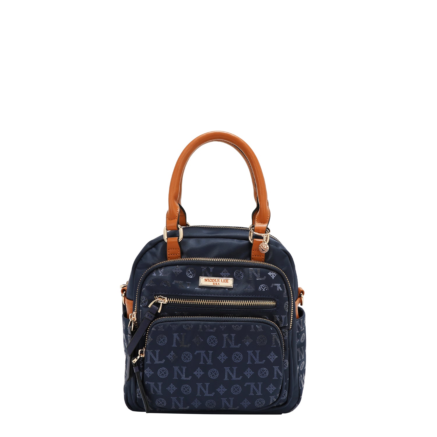 BORSA MULTIUSO CON LOGO MONOGRAMMA (BLU)