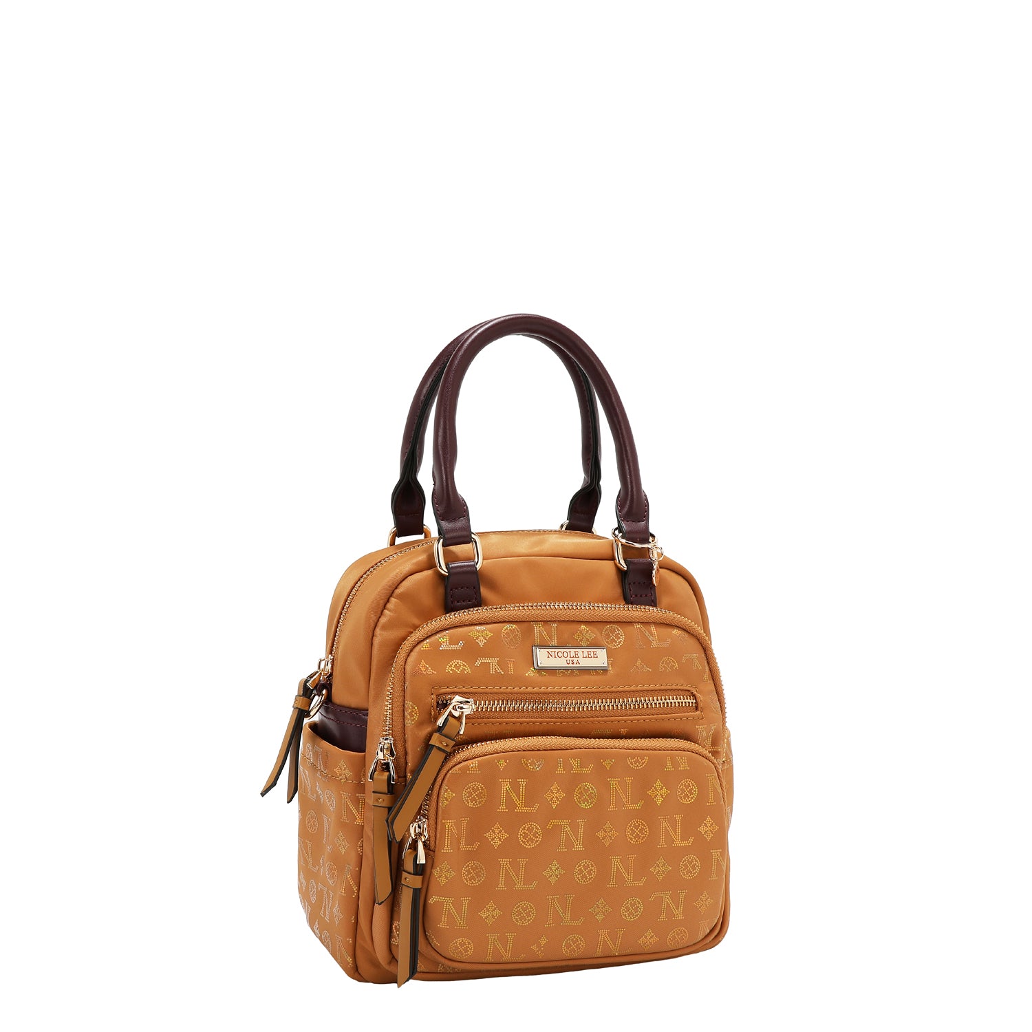 MULTIPURPOSE BAG WITH MONOGRAM LOGO (CAMEL)