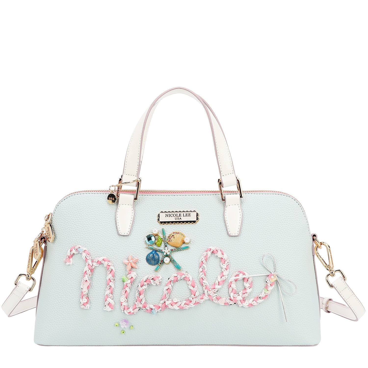 NICOLE OCEAN DOME HANDTASCHE (BLAU)