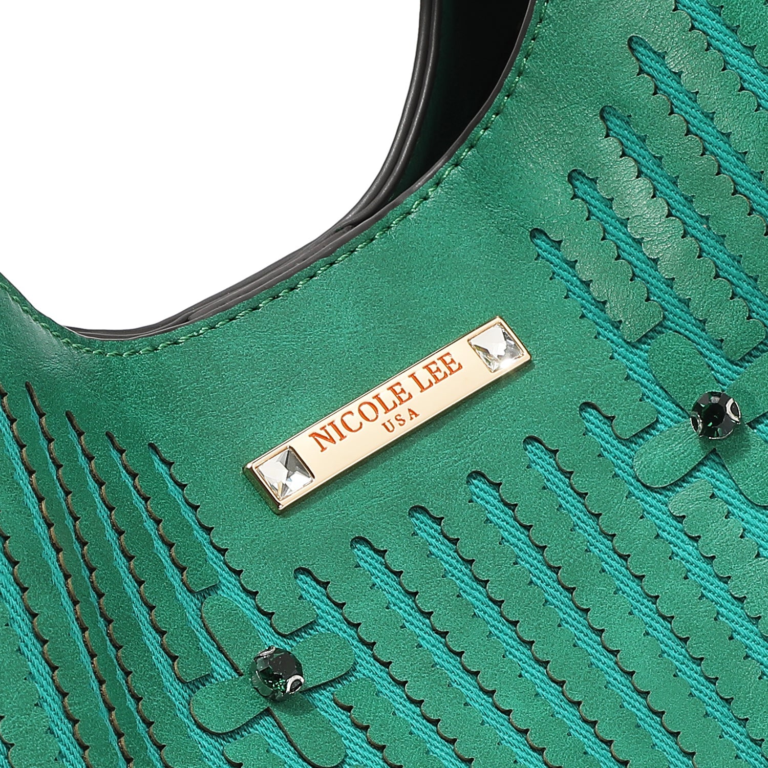 BORSA CON CUCITURA (VERDE)
