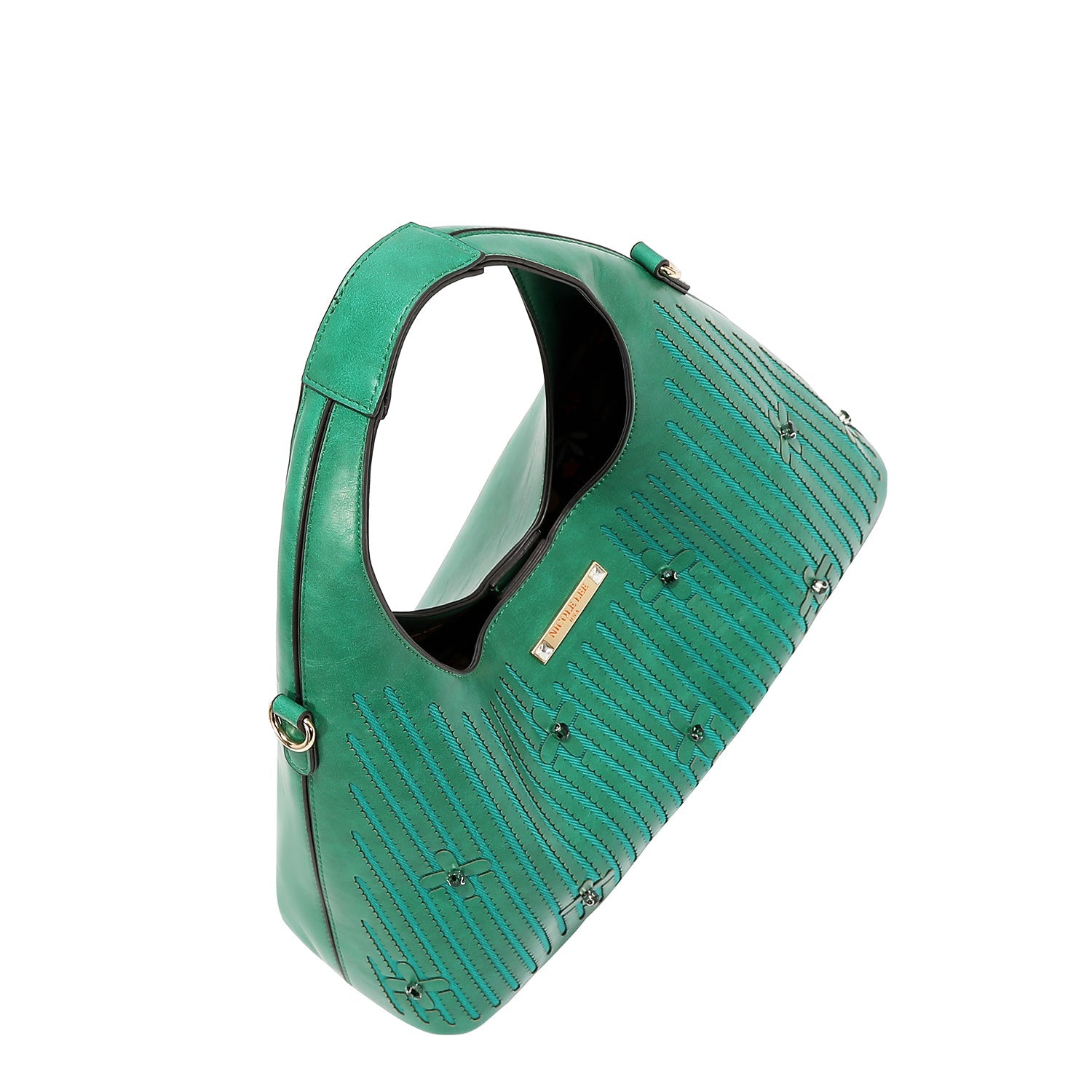 BORSA CON CUCITURA (VERDE)