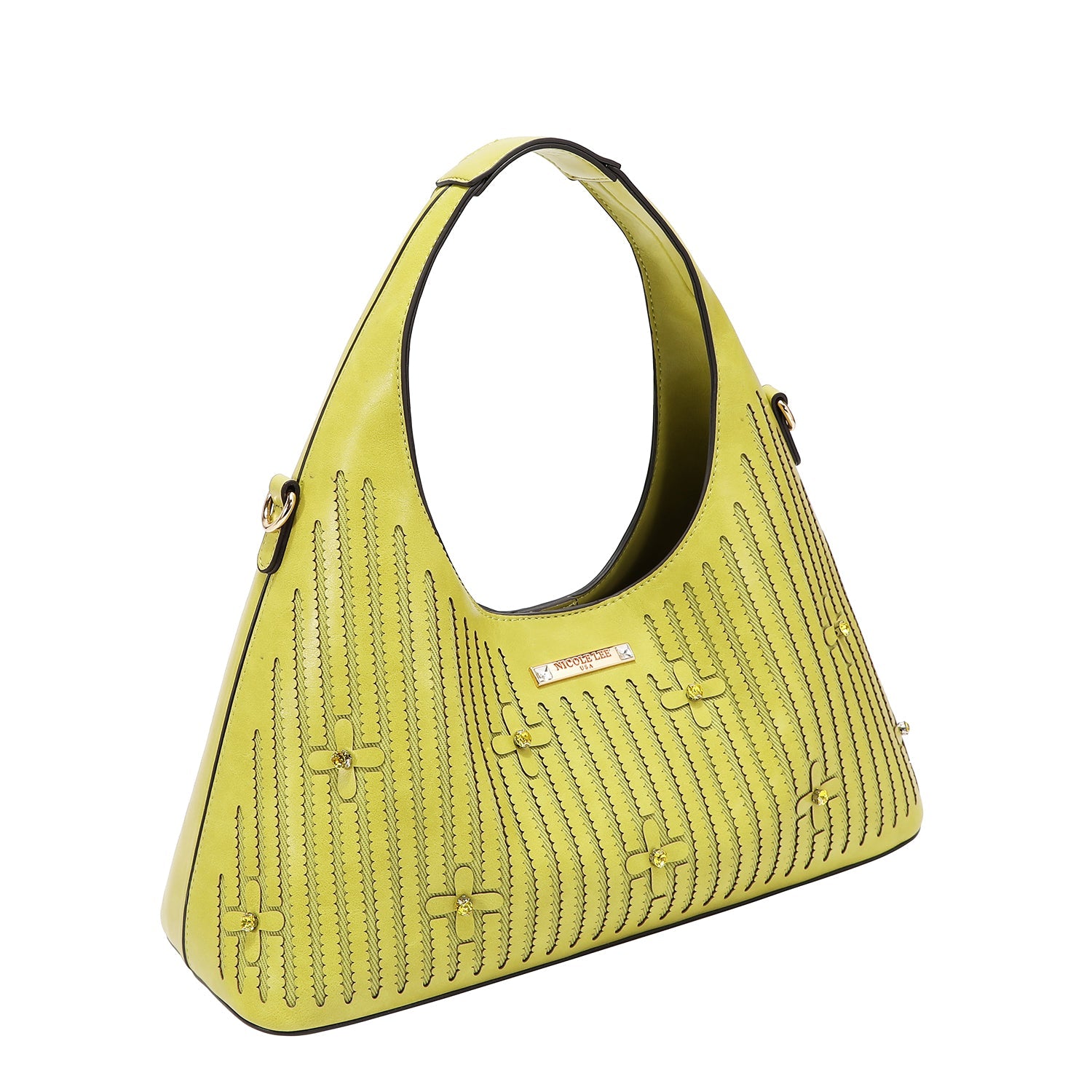 BORSA CON CUCITURA (LIME)