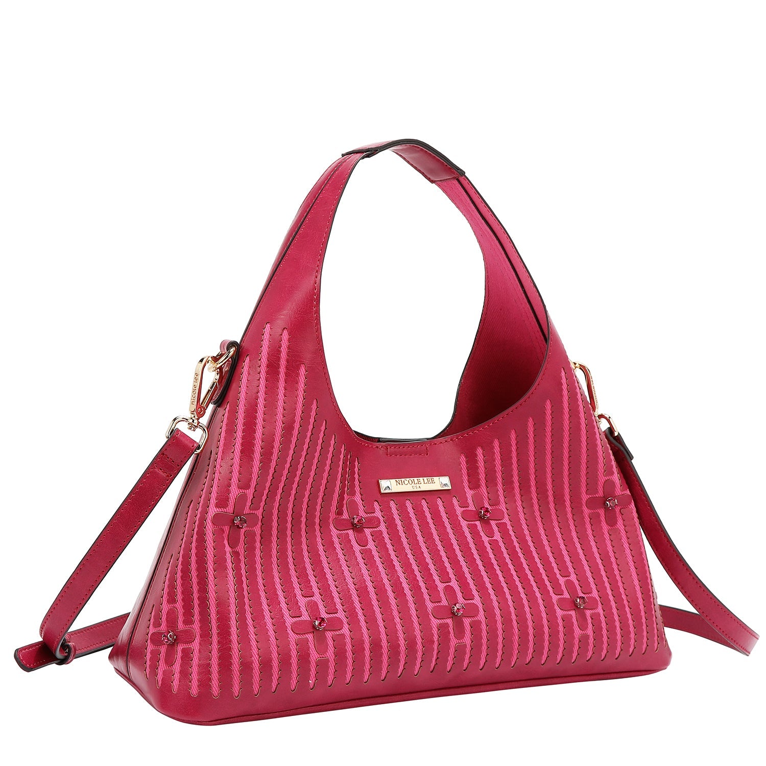 BORSA CON CUCITURA (ROSA)
