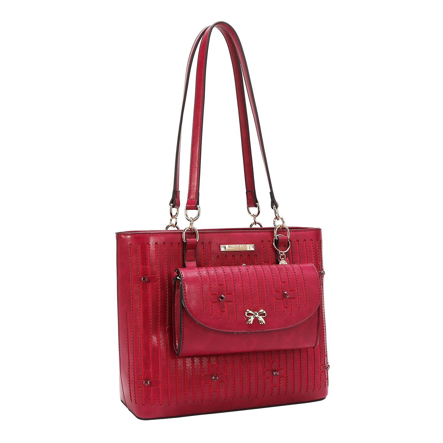 TOTE BAG WITH STITCHING (PINK)