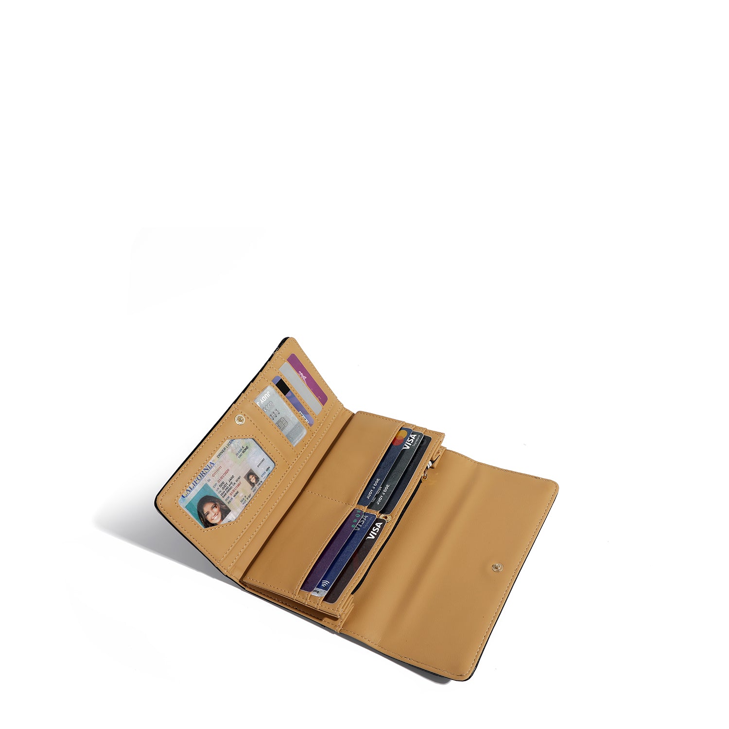 Calista wallet with lid (pink)