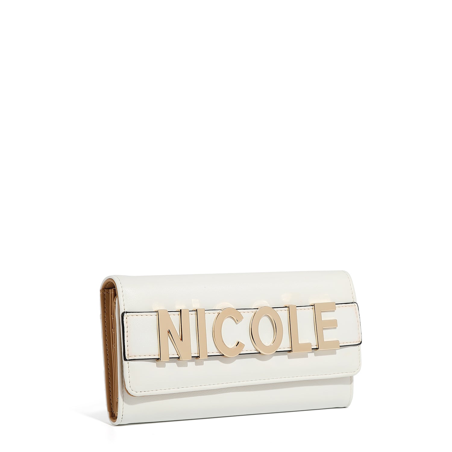 Calista wallet with lid (white)