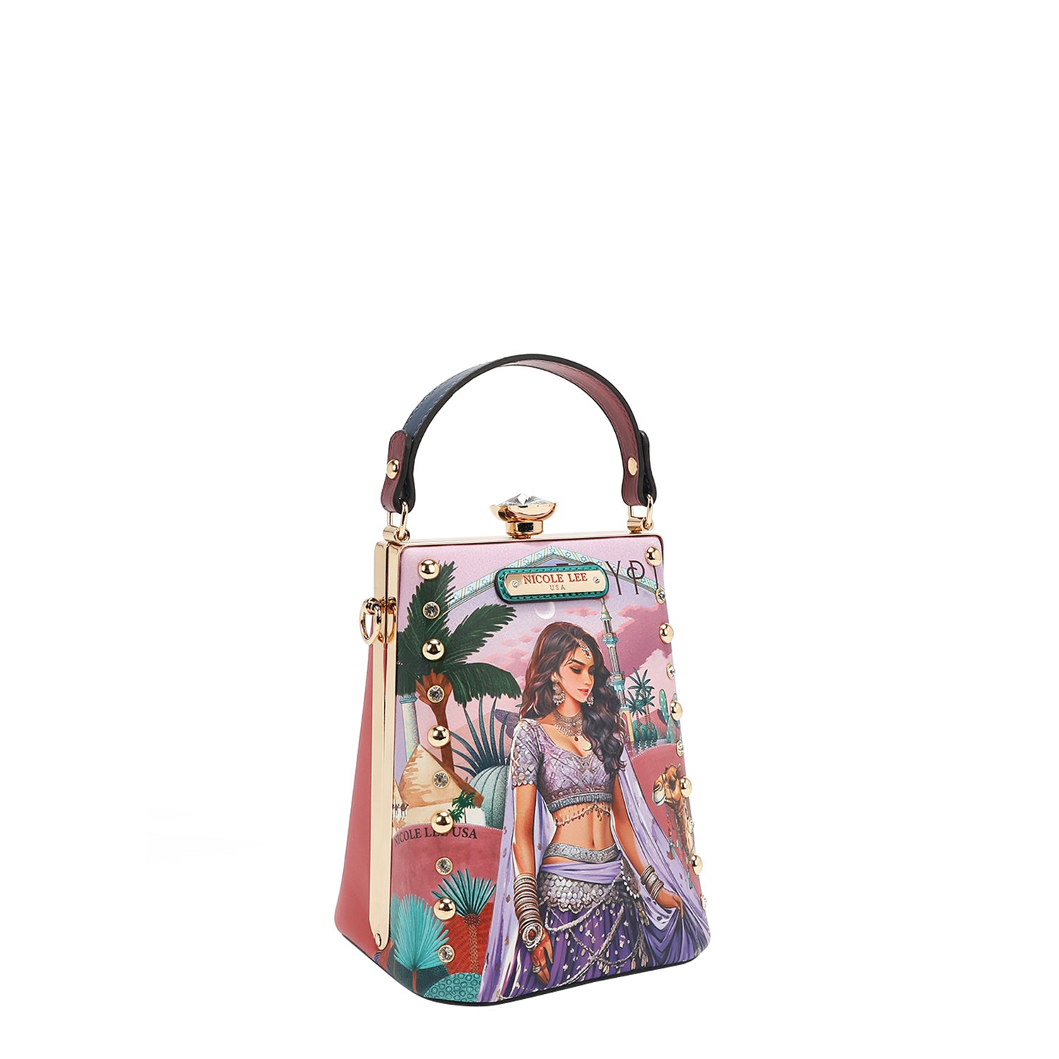 BORSA CON PICCOLO DIAMANTE (<tc>QUEEN CLEOPATRA</tc>)