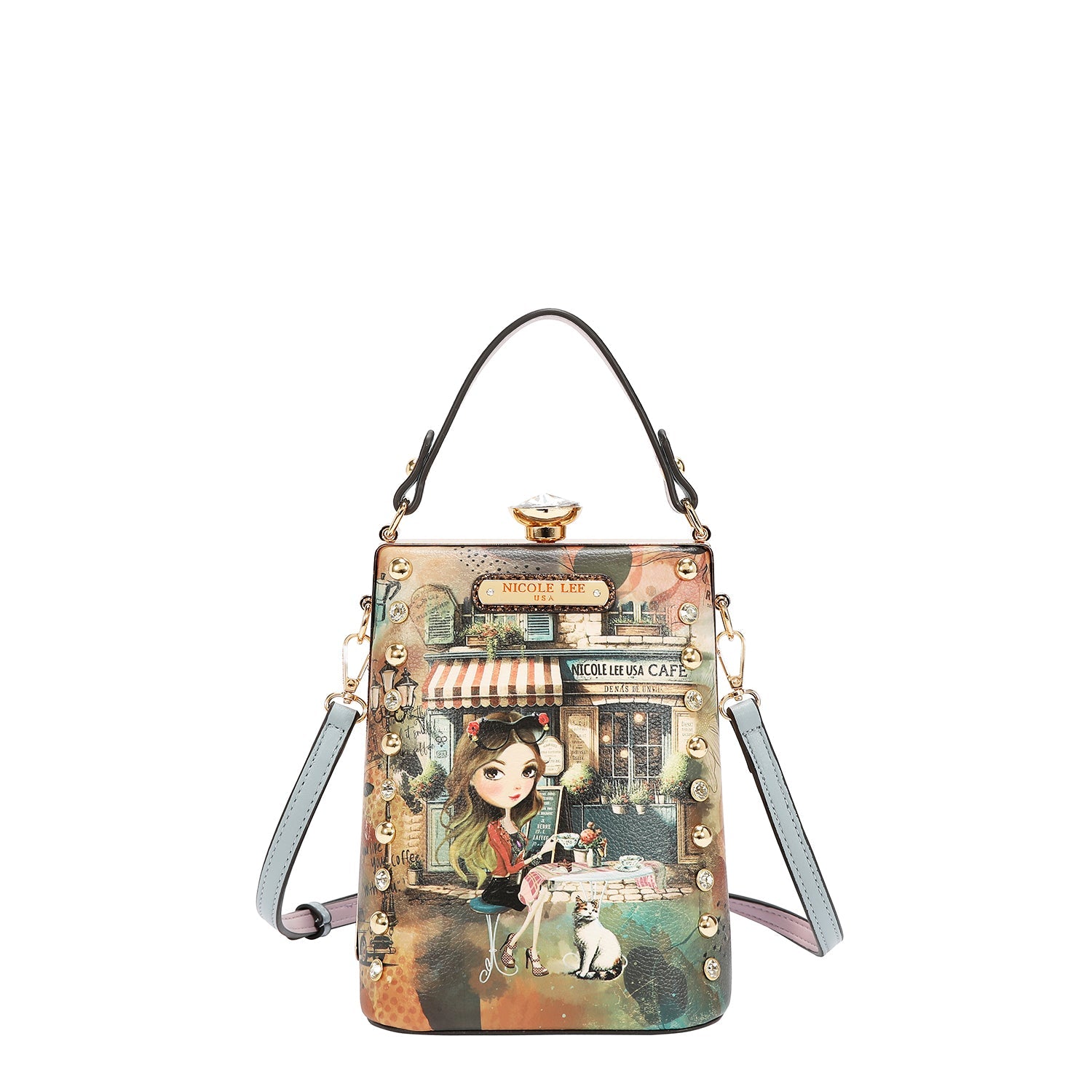 BOLSO CON DIAMANTE PEQUEÑO (VIRTUAL FRIEND)