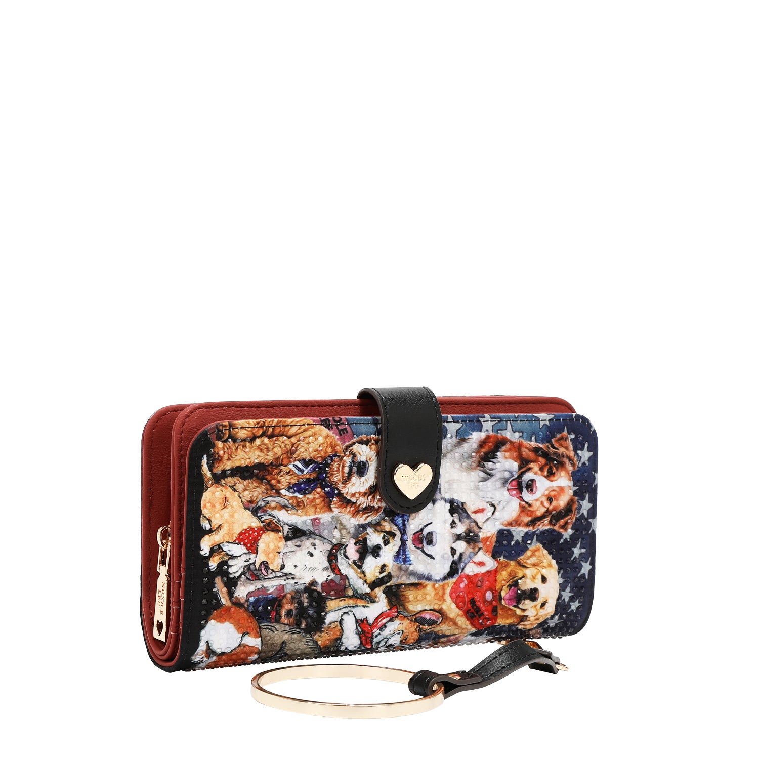 CARTERA PLEGABLE CON LA FIRMA DE NL CON CORREA (BEST SMILE)