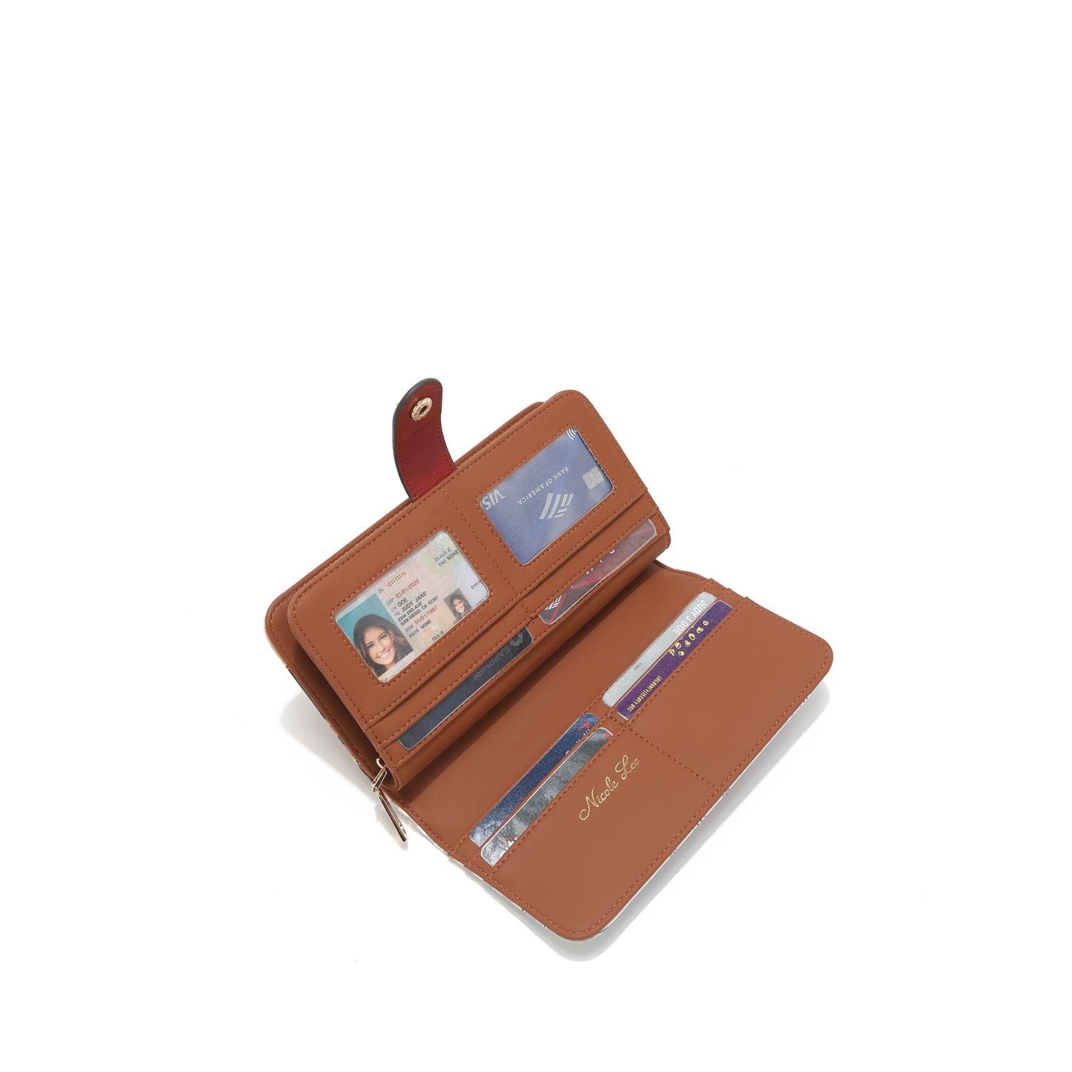 PORTEFEUILLE PLIANT NL SIGNATURE AVEC SANGLE (<tc>FAMILY YEARBOOK</tc>)