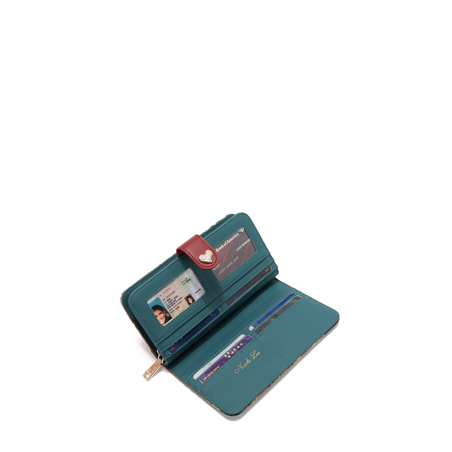 NL SIGNATURE FOLDABLE WALLET WITH STRAP (<tc>SUN & SAND</tc>)