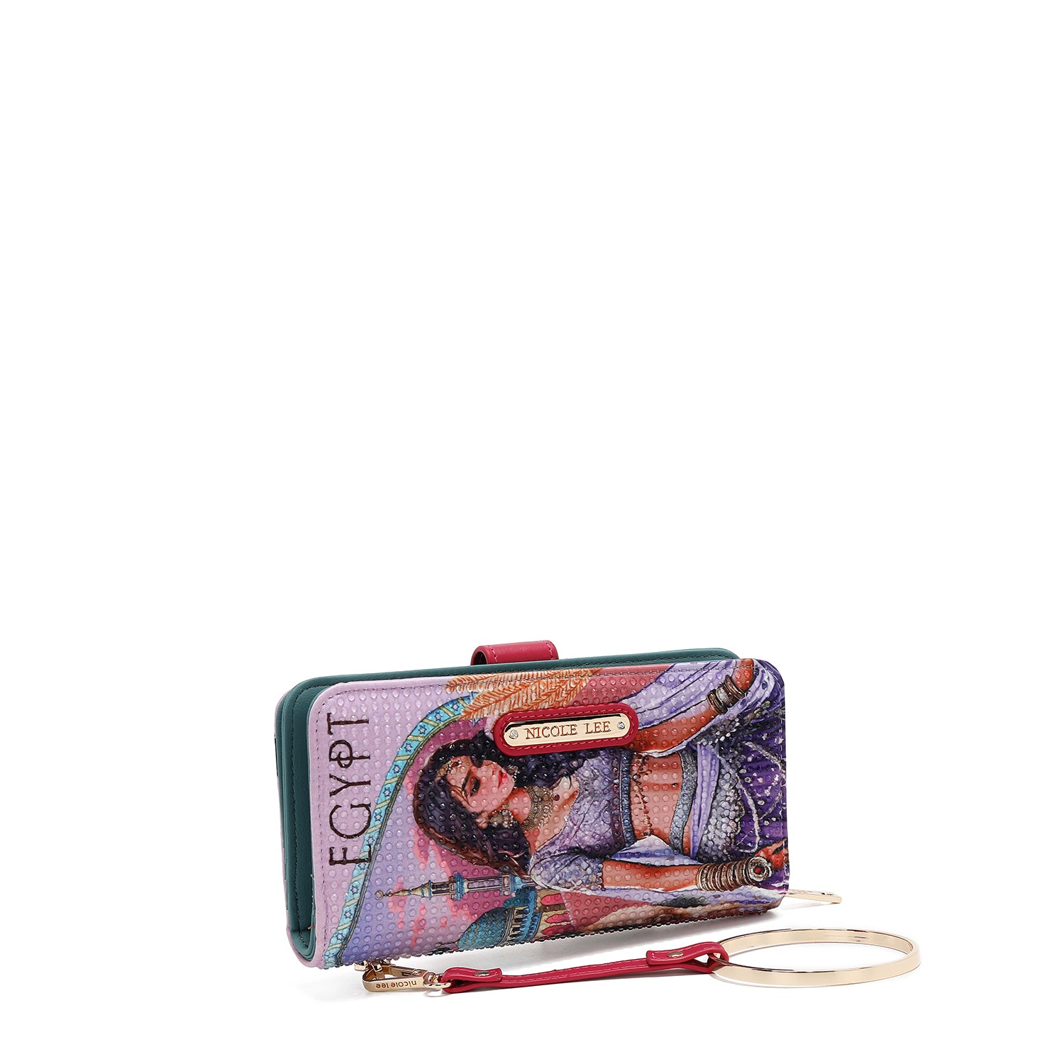 PORTEFEUILLE PLIABLE NL SIGNATURE AVEC SANGLE (<tc>QUEEN CLEOPATRA</tc>)