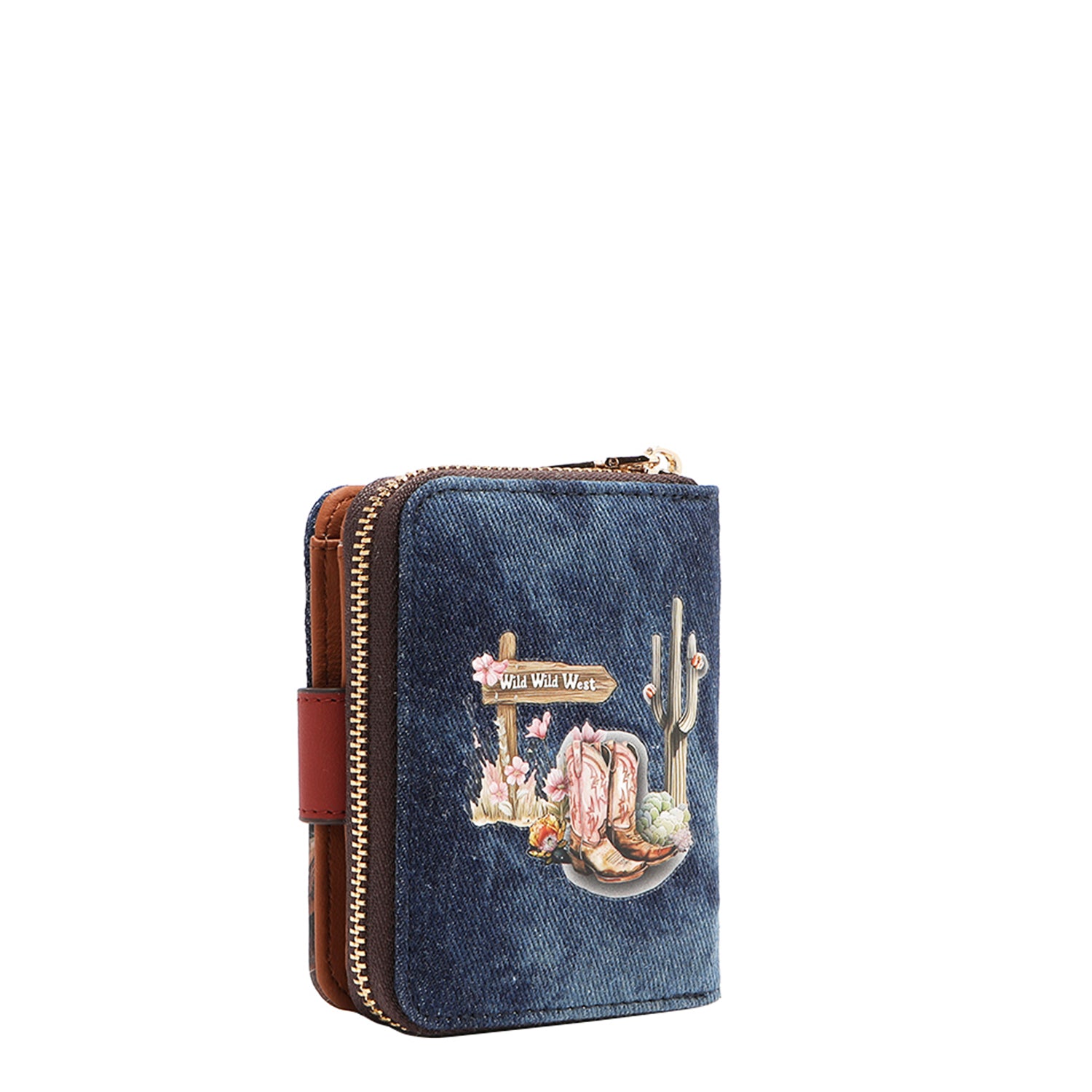 DENIM HEART FOLDING WALLET (<tc>SOFIA MONTANA</tc>)