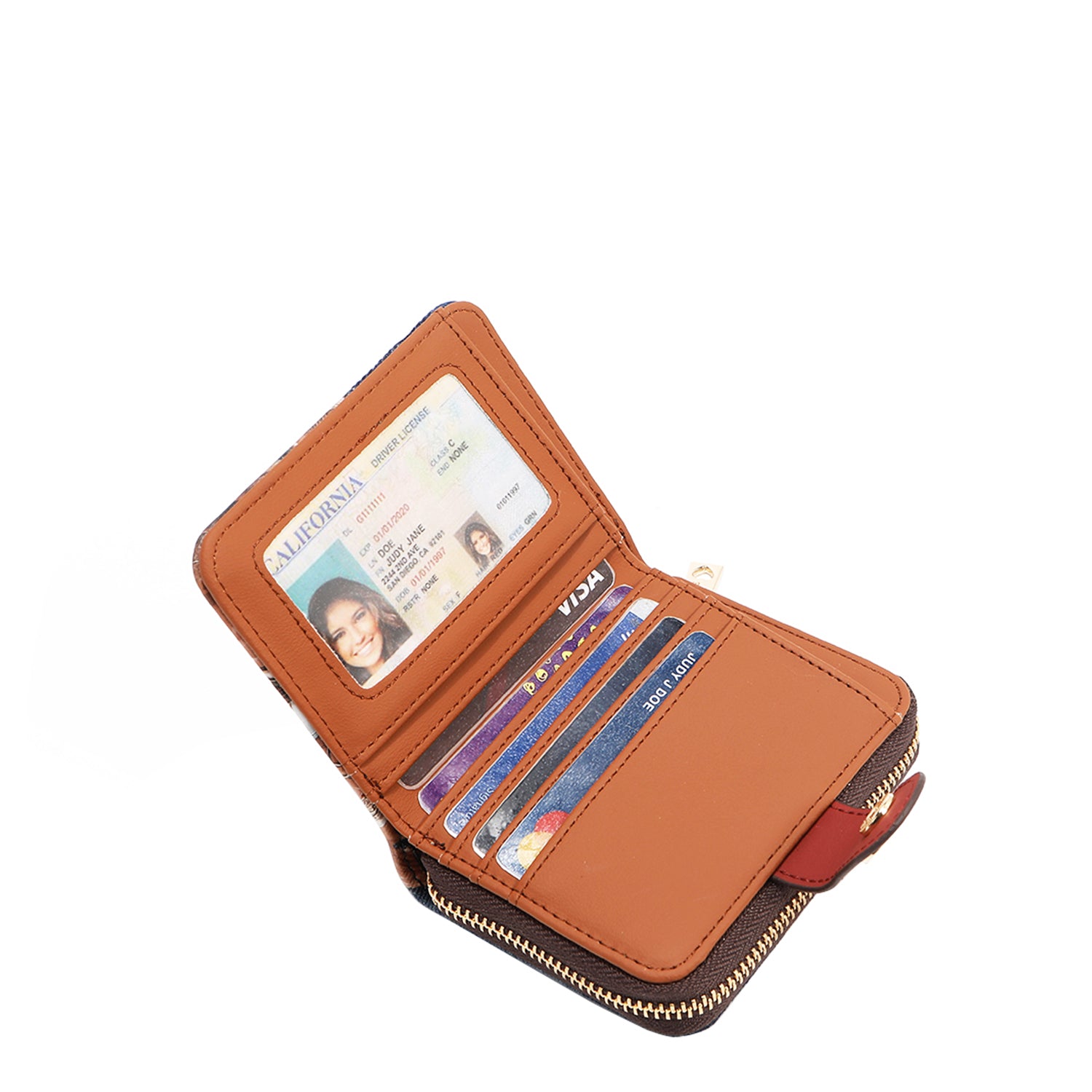 DENIM HEART FOLDING WALLET (<tc>SOFIA MONTANA</tc>)