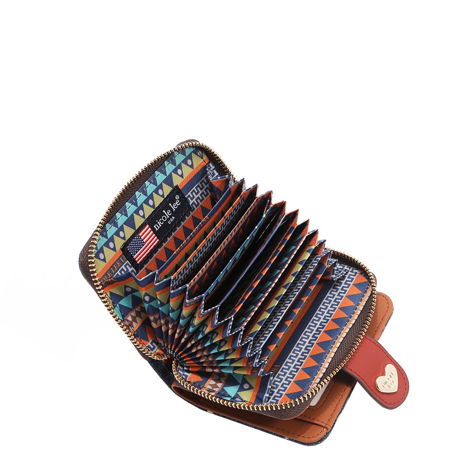 DENIM HEART FOLDING WALLET (<tc>SOFIA MONTANA</tc>)