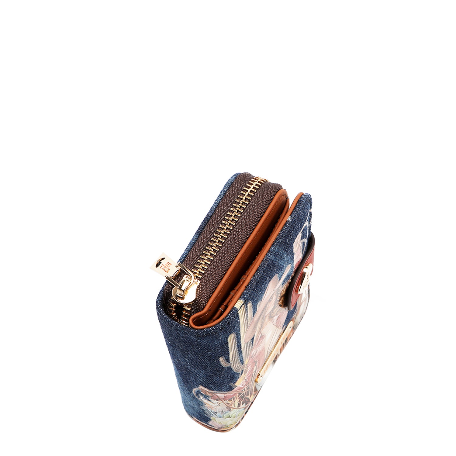 DENIM HEART FOLDING WALLET (<tc>SOFIA MONTANA</tc>)