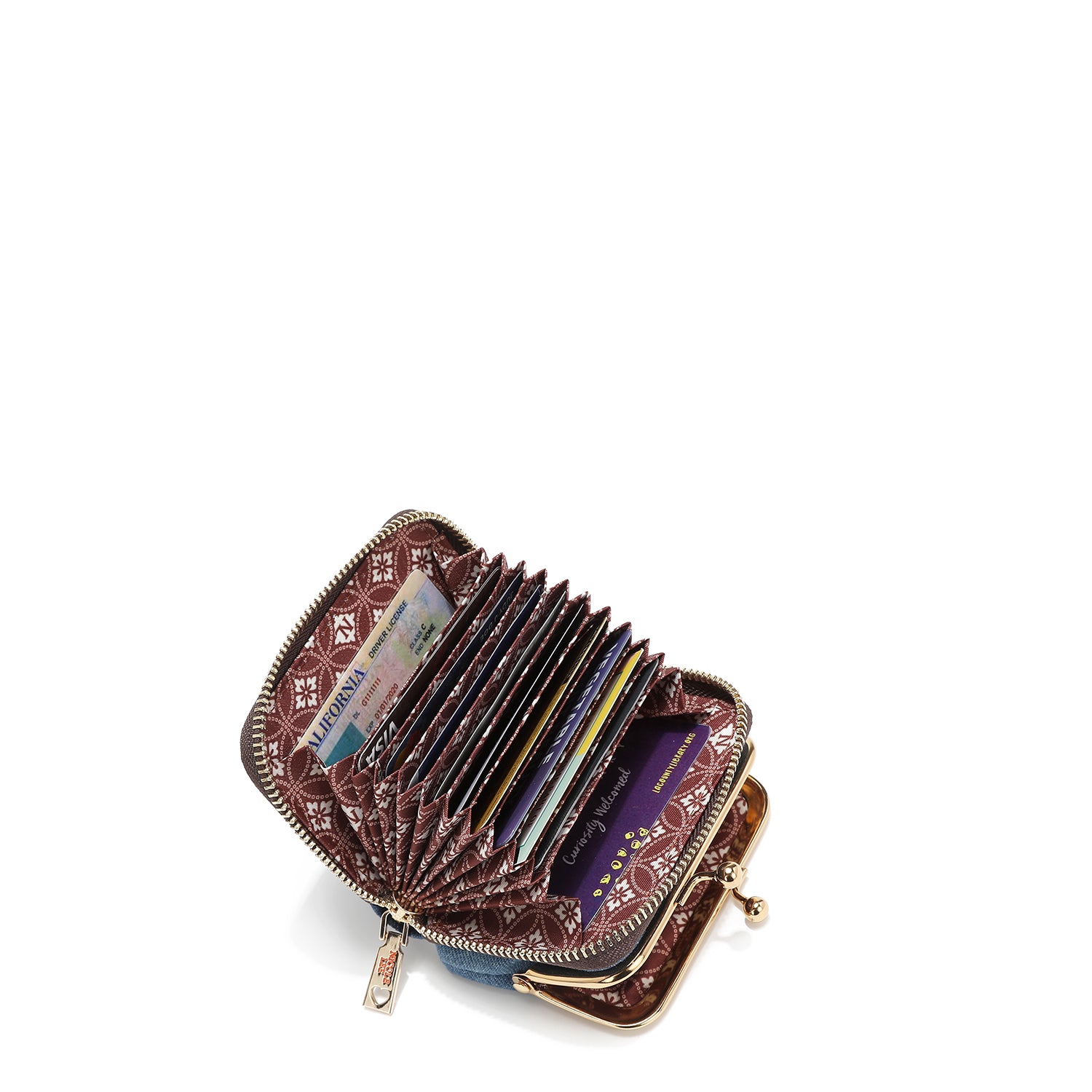 MINI JULIA DENIM WALLET (<tc><tc>Hollywood Drive</tc></tc>)
