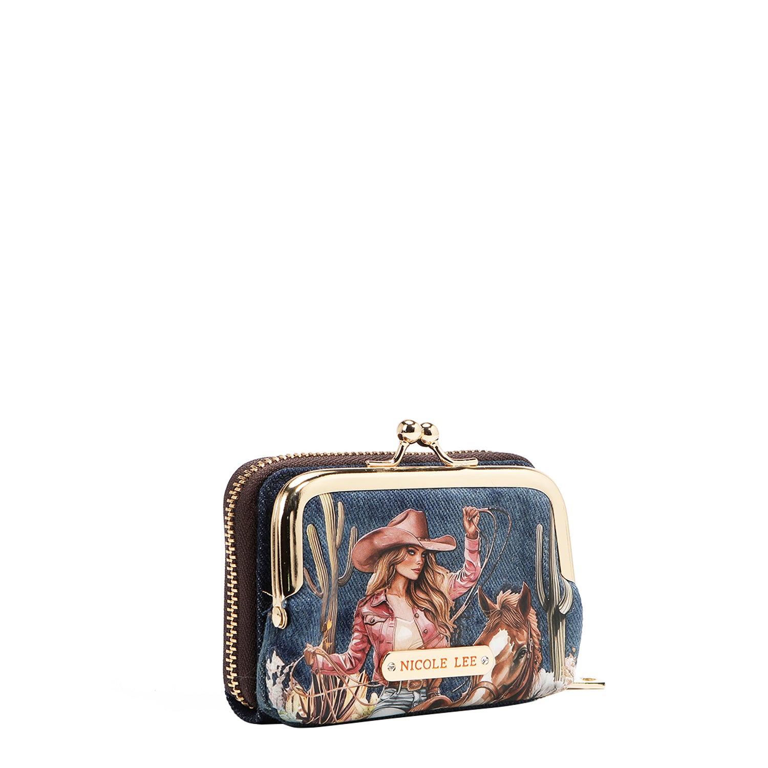 JULIA MINI-DENIM-GELDBÖRSE (<tc>SOFIA MONTANA</tc>)