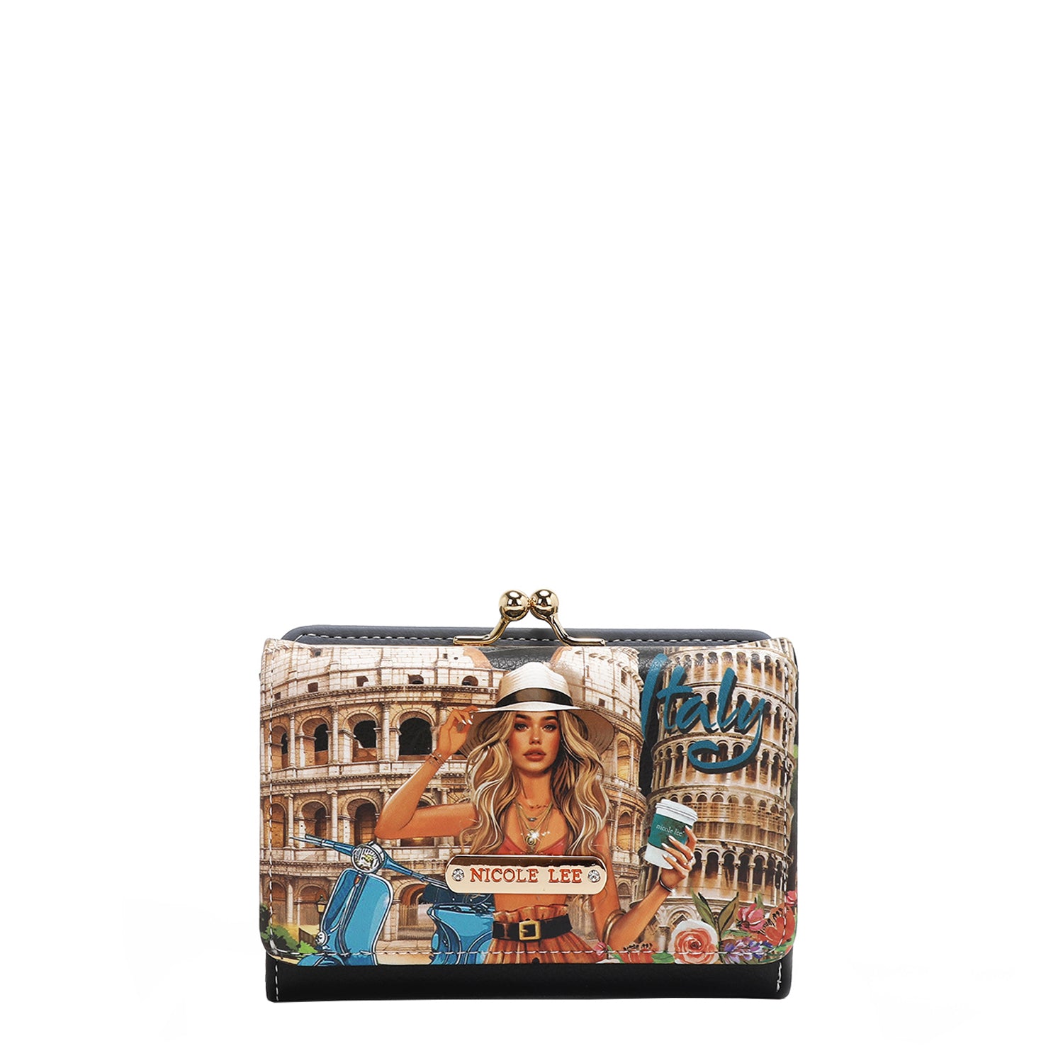 PORTAFOGLIO AGUSTINA TRIFOLD (<tc>MARTHA TRAVELS ITALY</tc>)